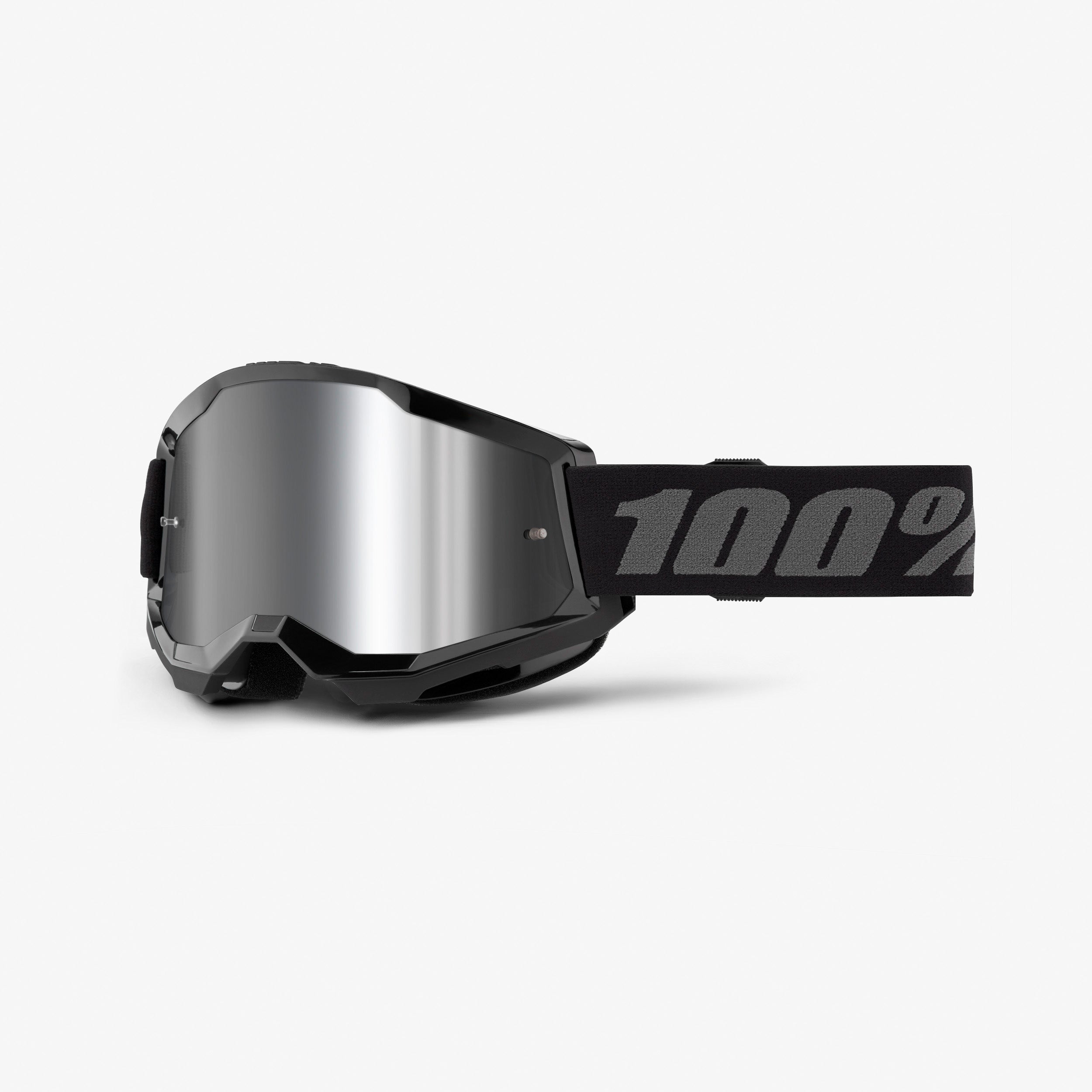 100% Strata 2 Goggles Black