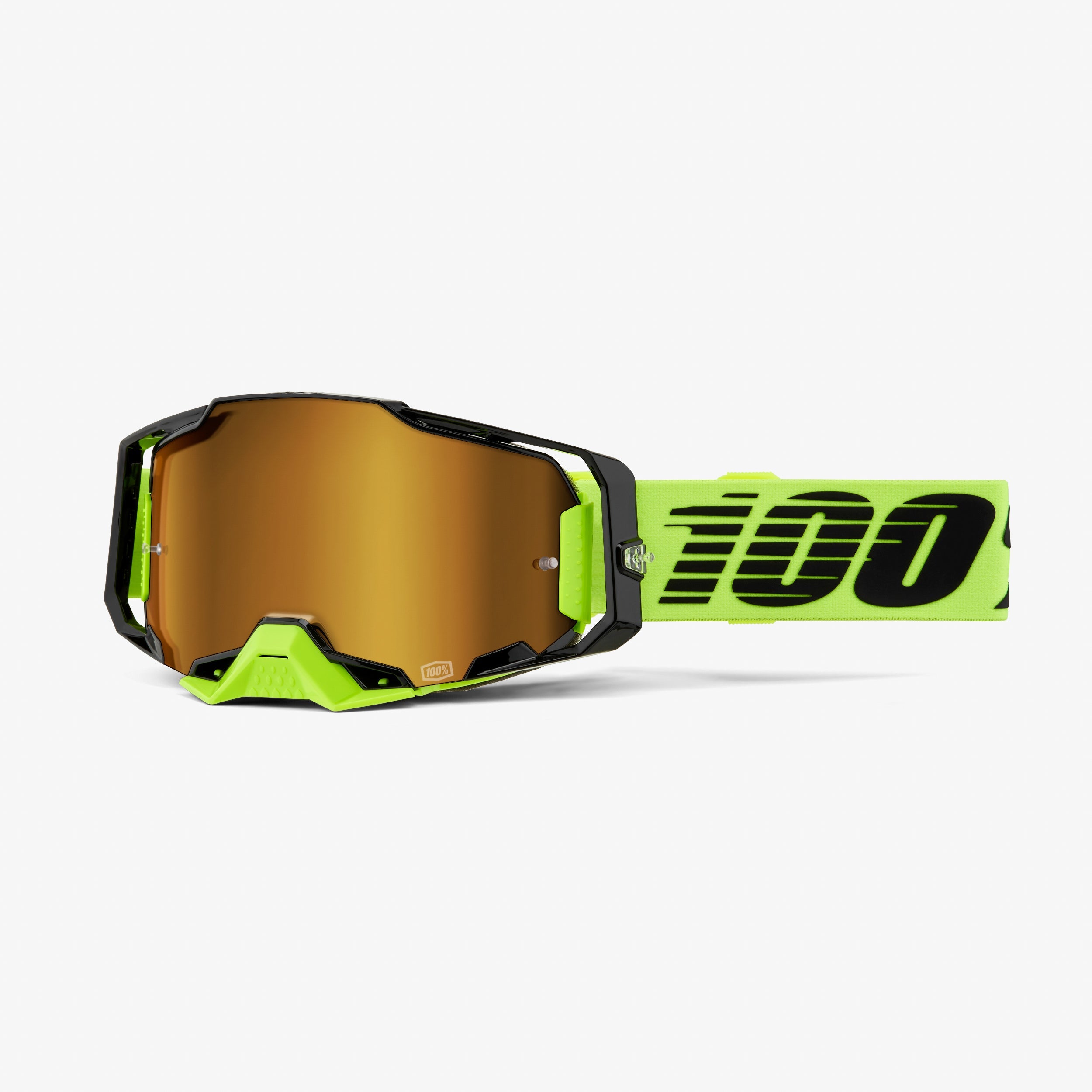 100 percent goggles armega ARMEGA Goggle Neon Yellow