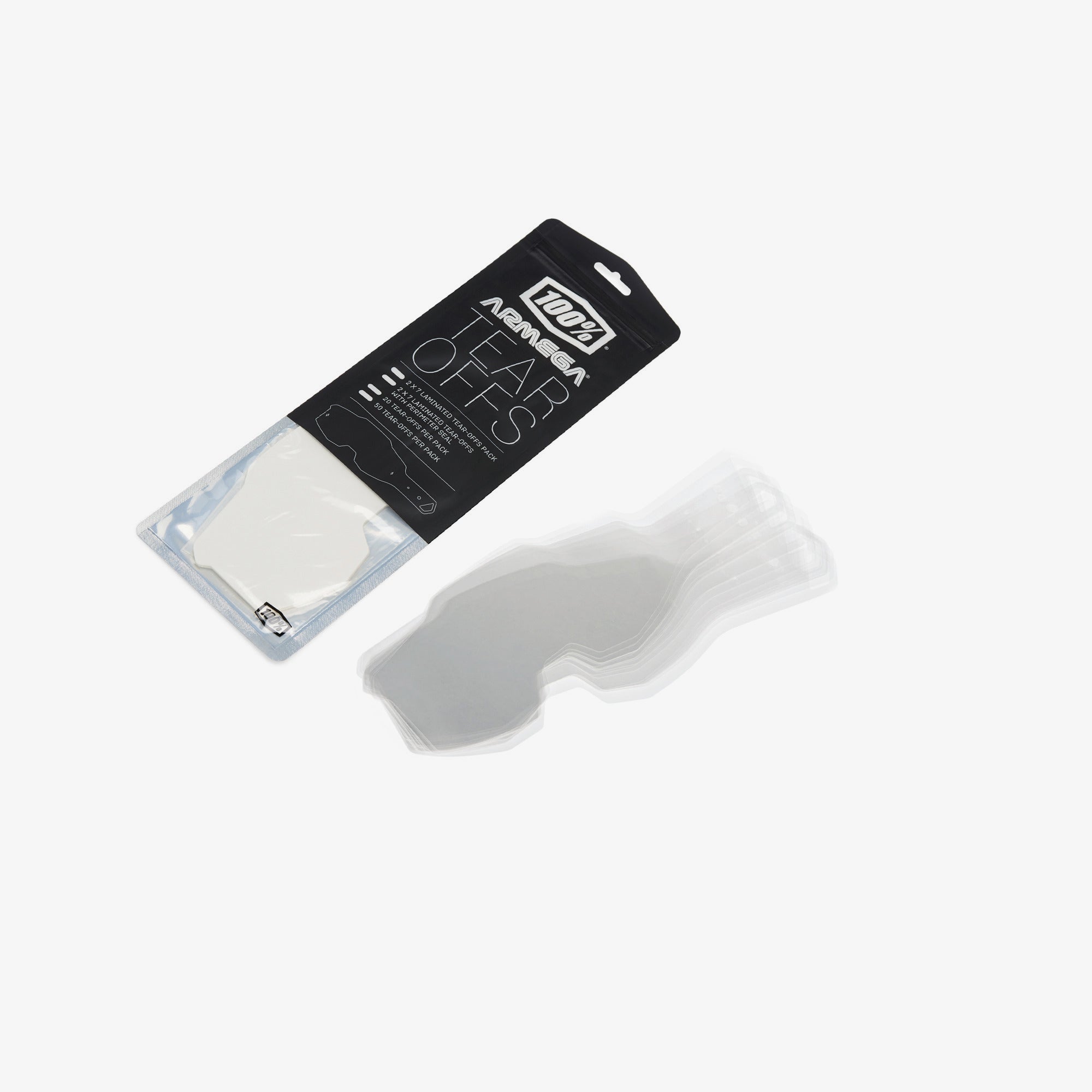 100 tear off goggles Armega Standard Tear Offs 20 Pk