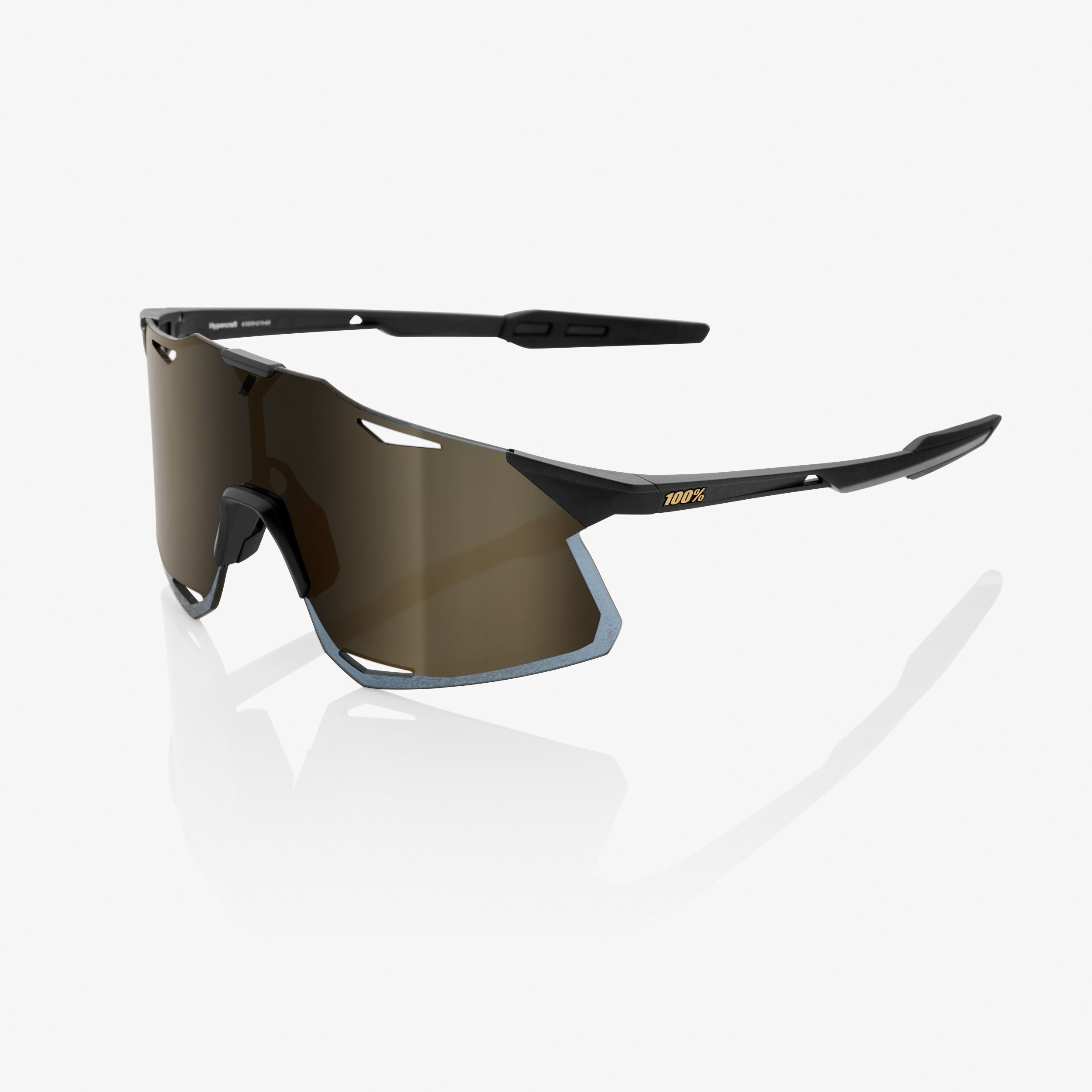 100% Hypercraft Matte Black Sunglasses