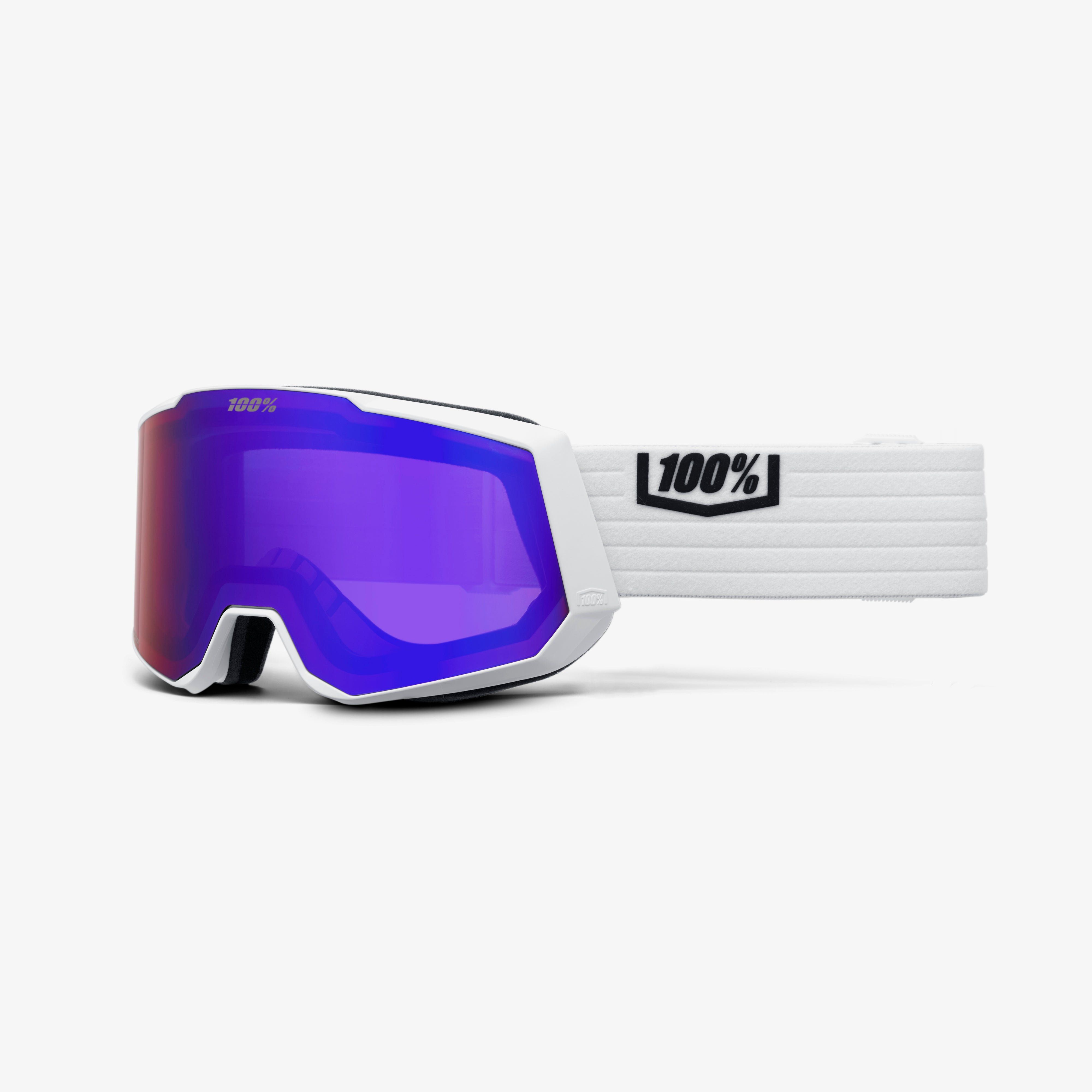 bliz carver goggles SNOWCRAFT XL HiPER Goggle White/Violet Low Bridge Fit