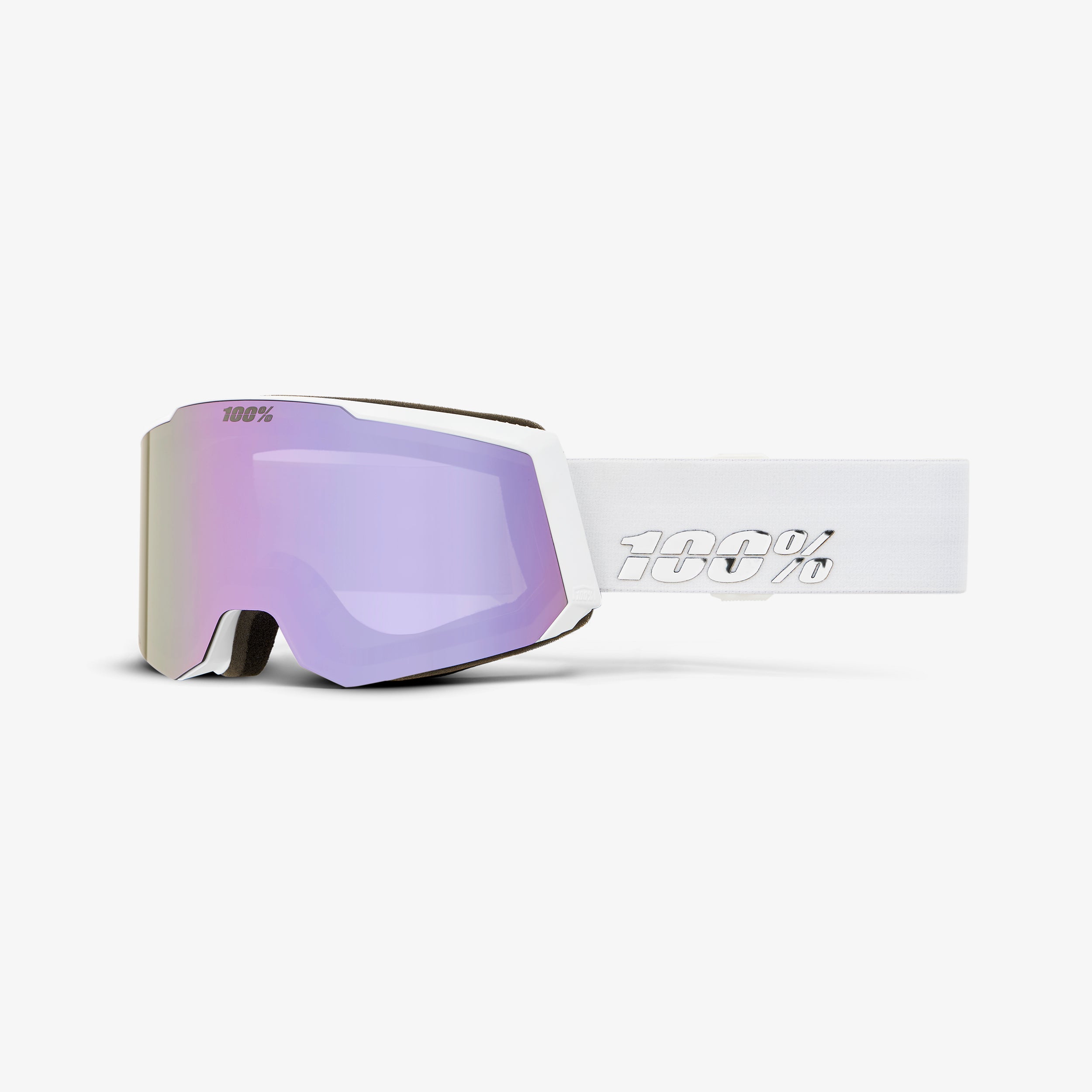 SNOWCRAFT S AF HiPER Goggle White/Lavender - Mirror Lavender Lens