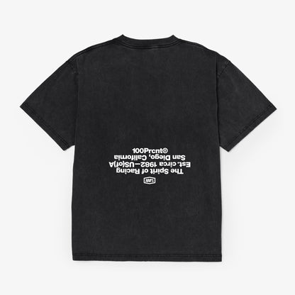 REGION Short Sleeve Oversized Tee Vintage Black