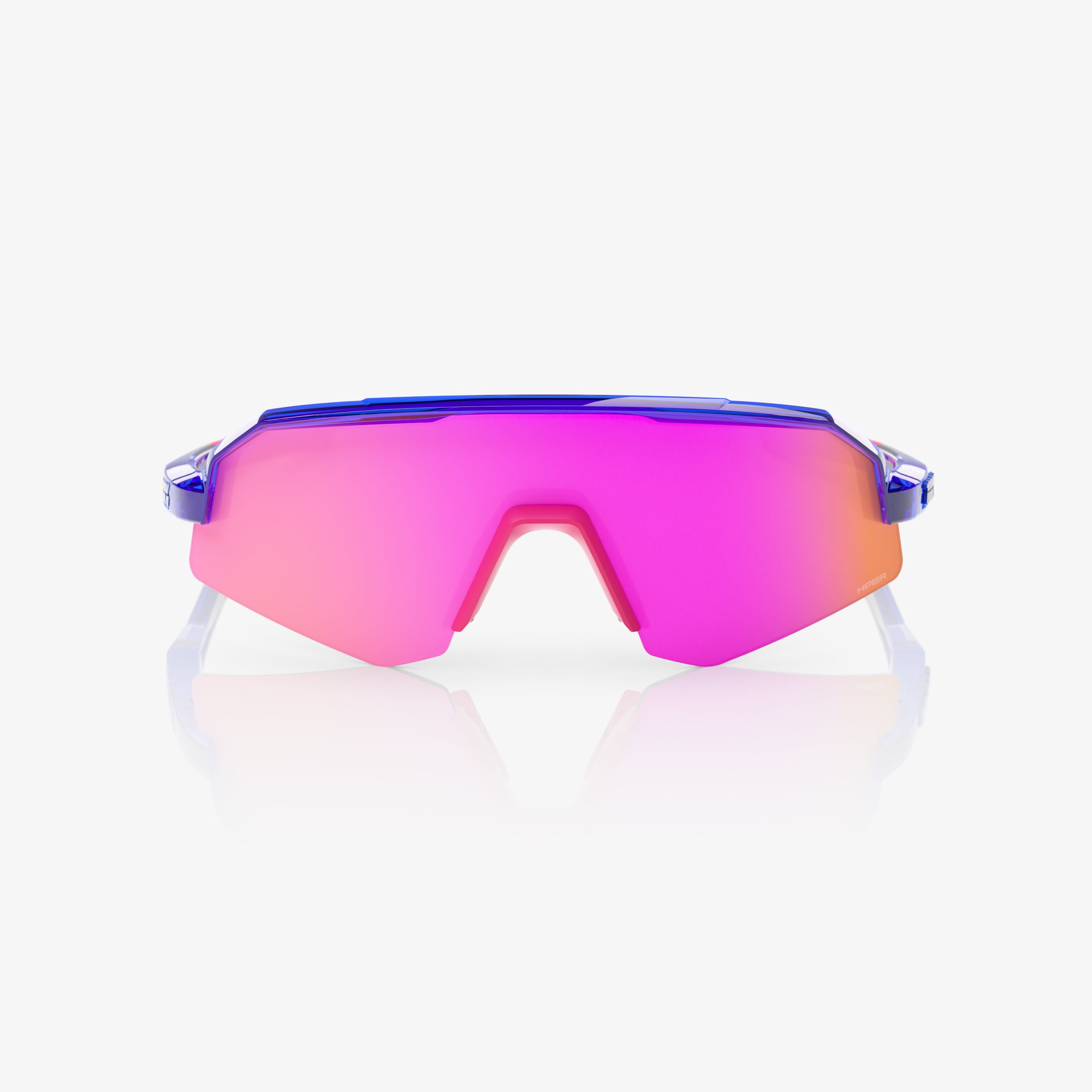 SLENDALE YOUTH Polished Translucent Blue HiPER Vital Pink Mirror Lens - Secondary