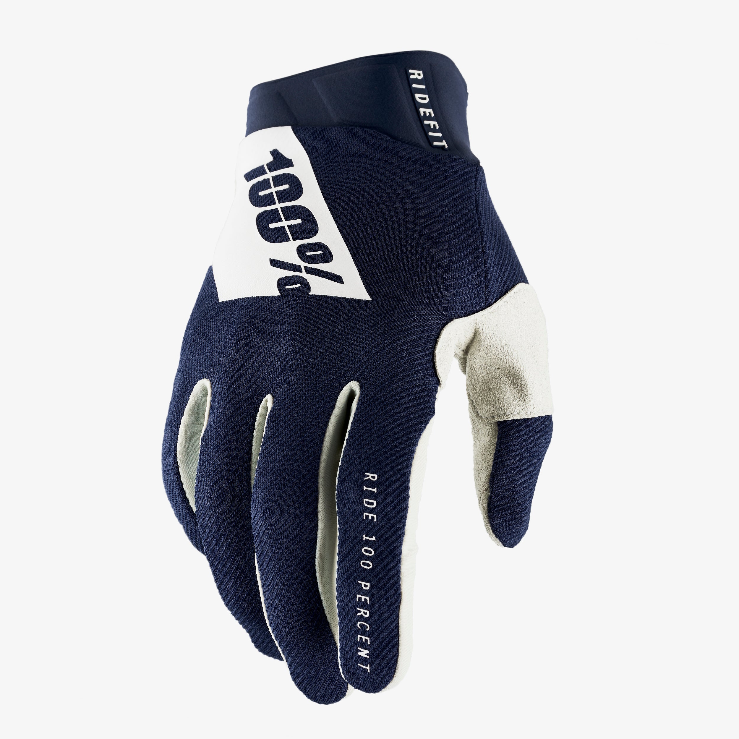 100 percent handschuhe 100% Ridefit Gloves Medium Navy/White