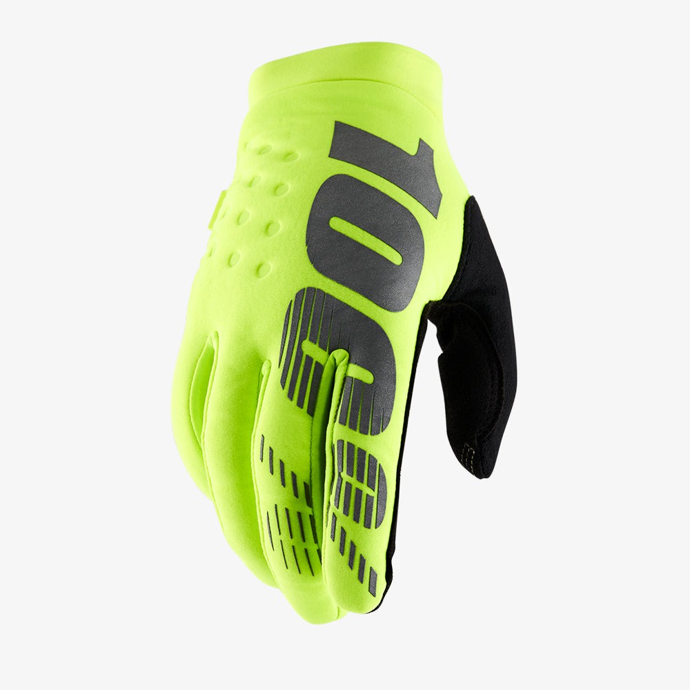 100% Brisker Gloves Yellow 100% Brisker Gloves Yellow