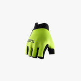 EXCEEDA Women's Fluo Yellow Gel Short Finger Gloves