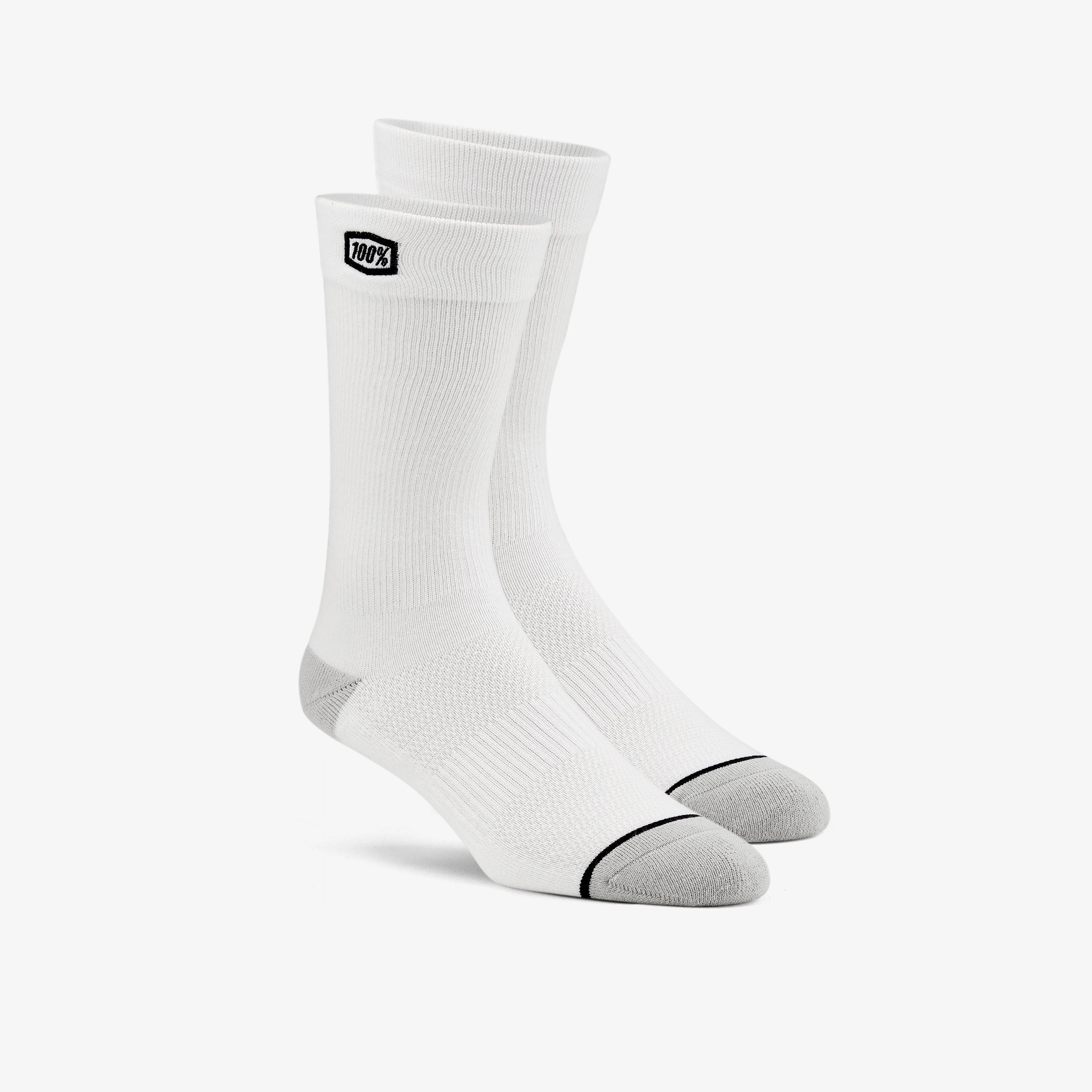 SOLID Casual Socks - White - SP22