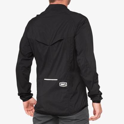 CORRIDOR Stretch Windbreaker Black