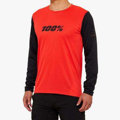 RIDECAMP Long Sleeve Jersey Red/Black