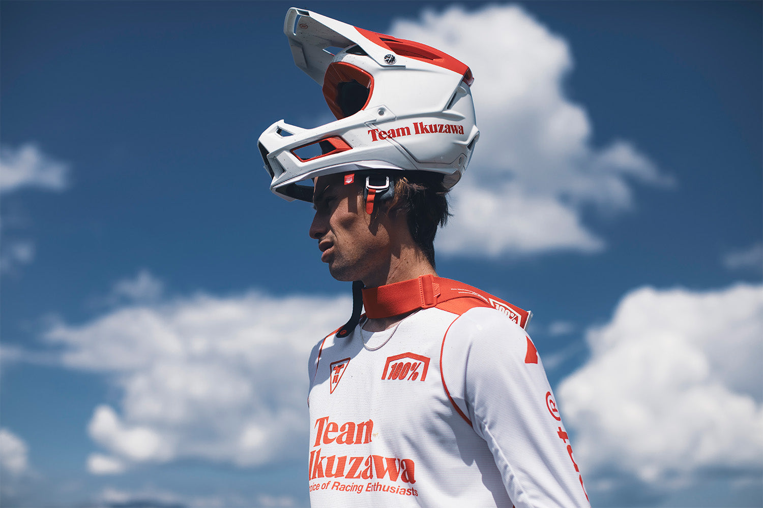 Hugo Frixtalon From Team Ikuzawa in 100Percent Collaboration Gear. 