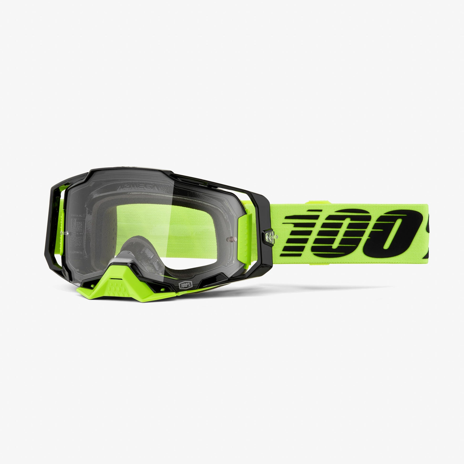 100% Armega Goggles - Neon Yellow