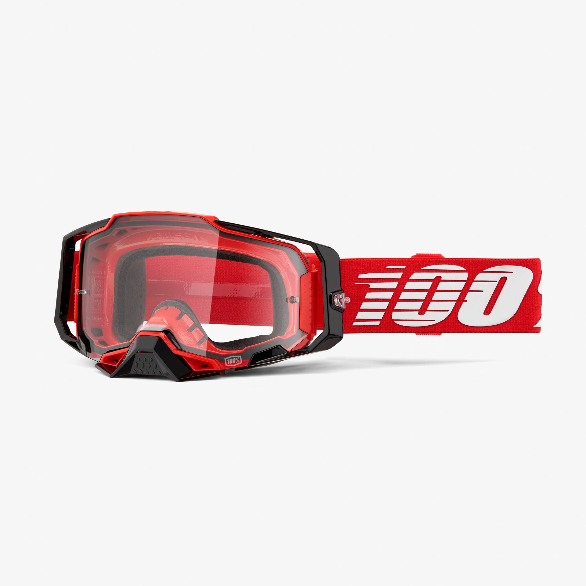 Armega Goggle Red Clear Lens