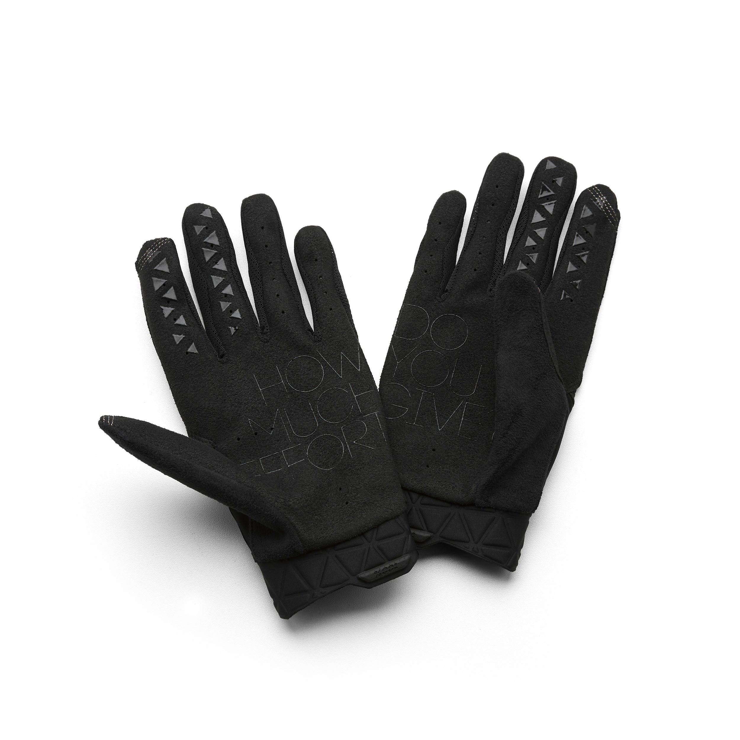 Leather gloves Louis Vuitton Black size L International in Leather