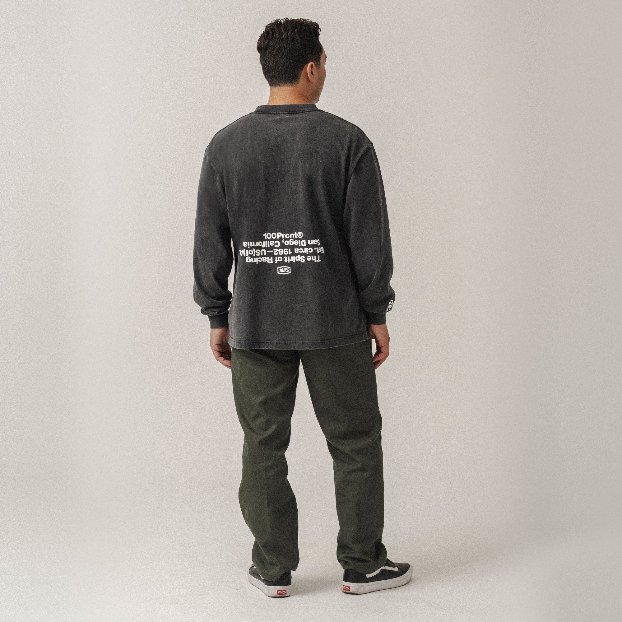 REGION Long Sleeve Oversized Tee Vintage Black