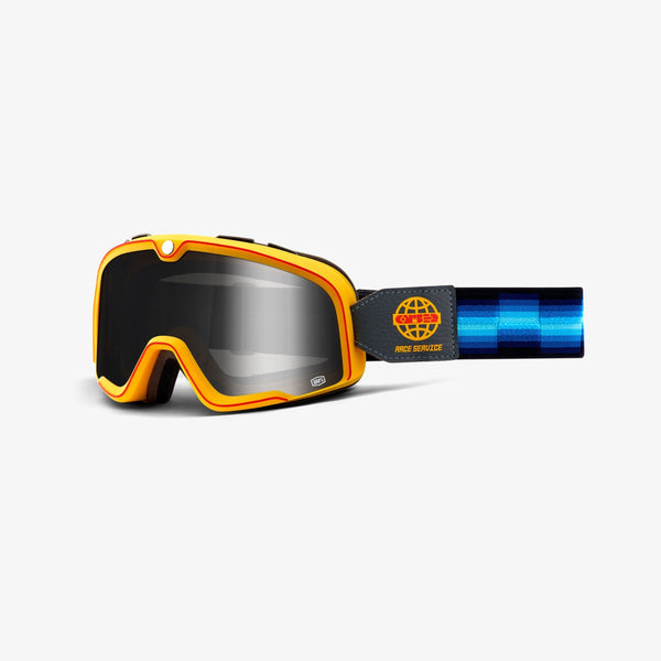 100% Barstow Goggles ホワイト/グレー 100% Barstow Classic Goggles - MC Powersports
