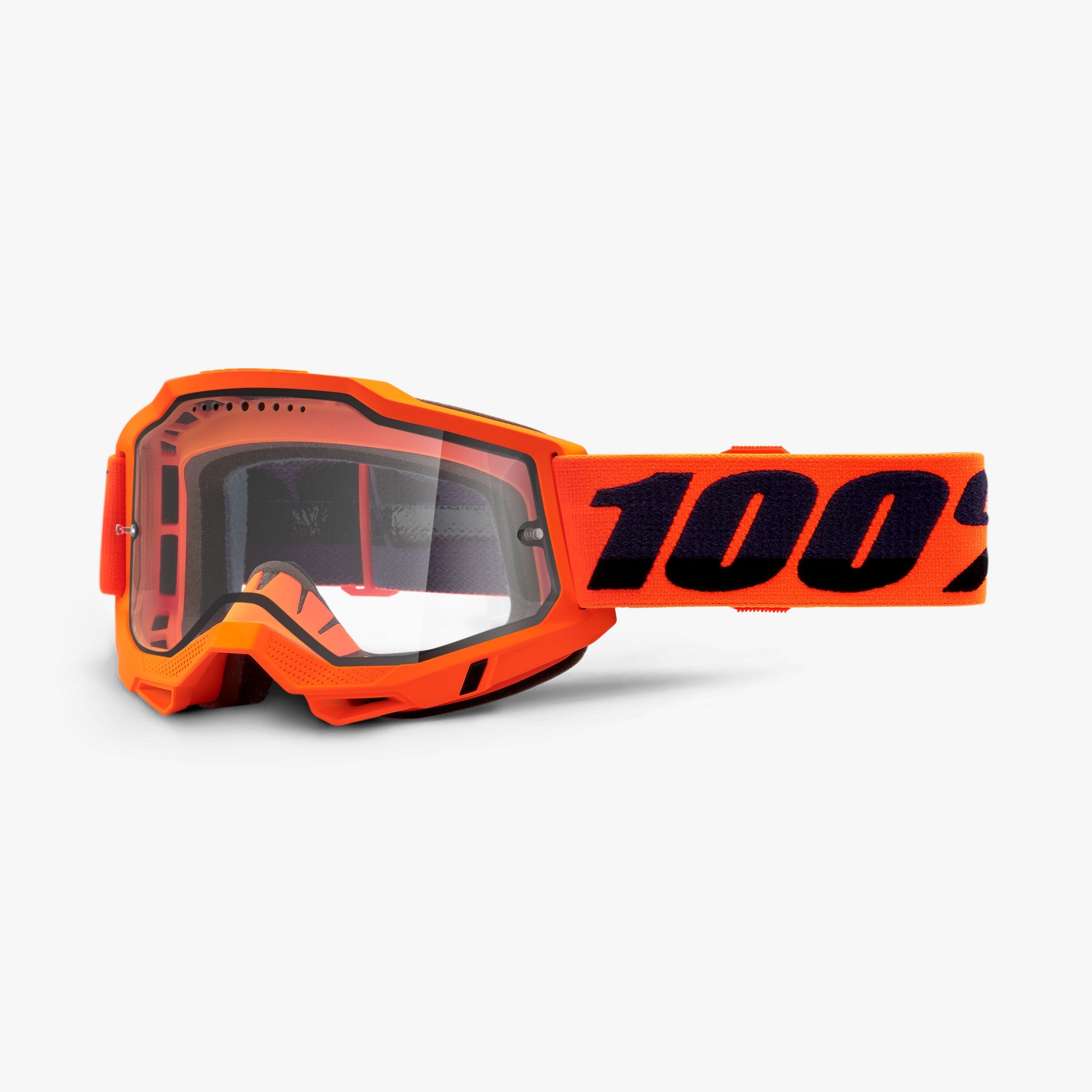 ACCURI 2 ENDURO MTB Goggle Neon/Orange - Clear Lens