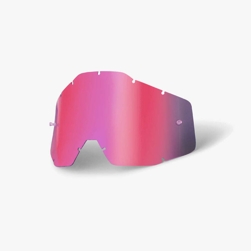 RACECRAFT/ACCURI/STRATA - Replacement Lens - Pink Mirror/Smoke