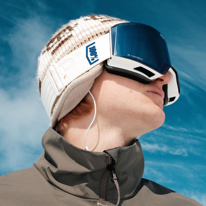 NORG Goggle Bone HiPER Blue Mirror Lens