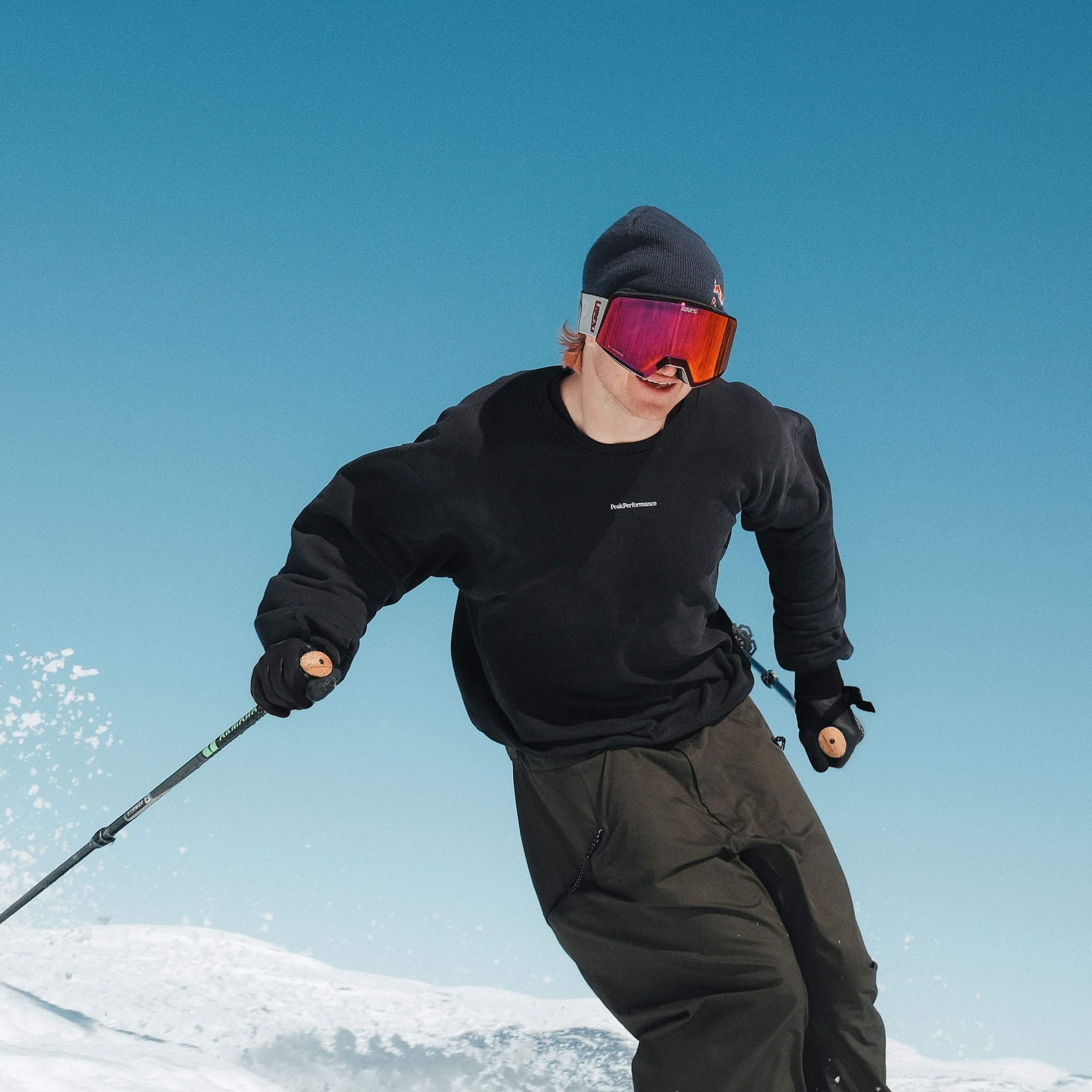 NORG Goggle Gred HiPER Dark Red Mirror Lens