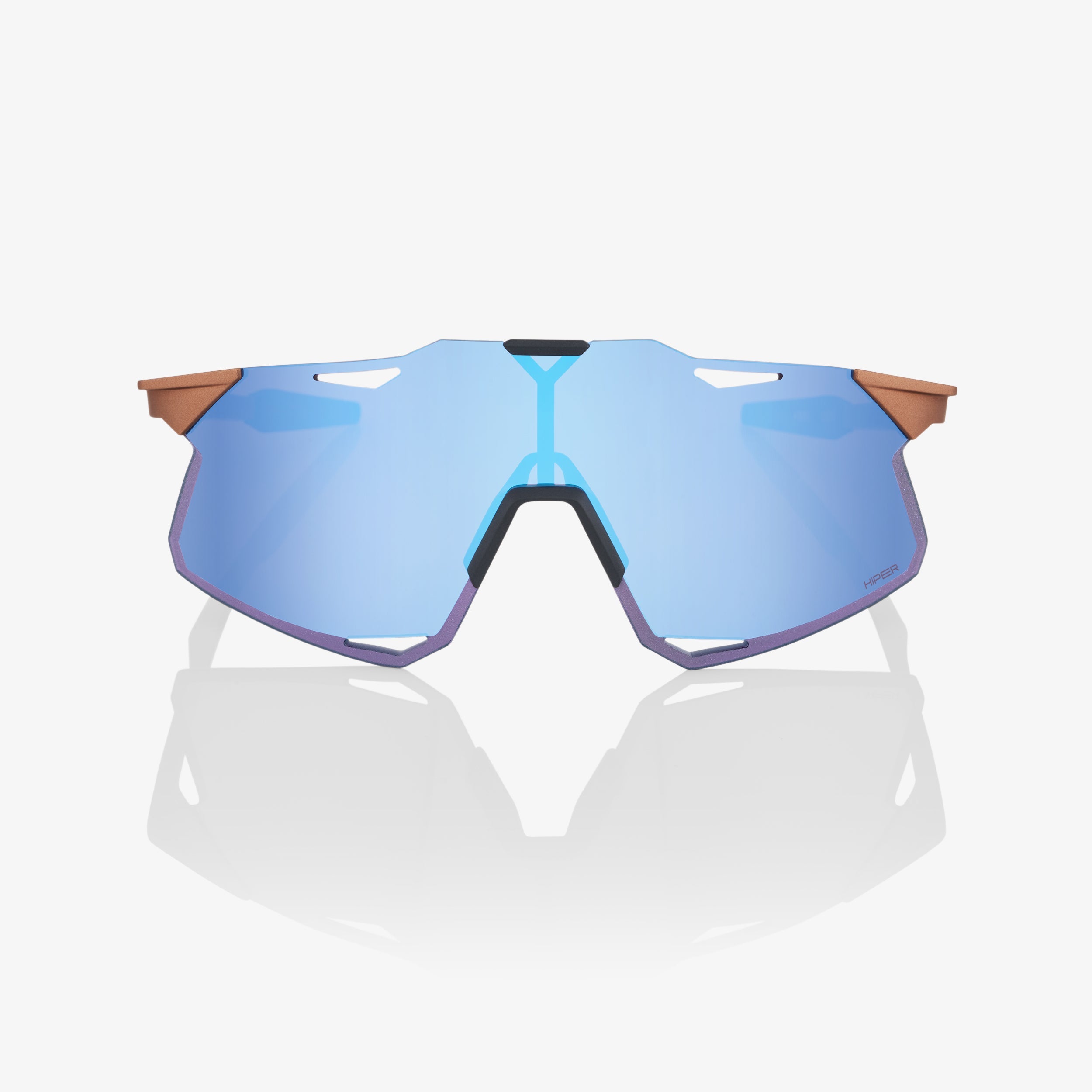 HYPERCRAFT - Matte Copper Chromium - HiPER Blue Multilayer Mirror Lens