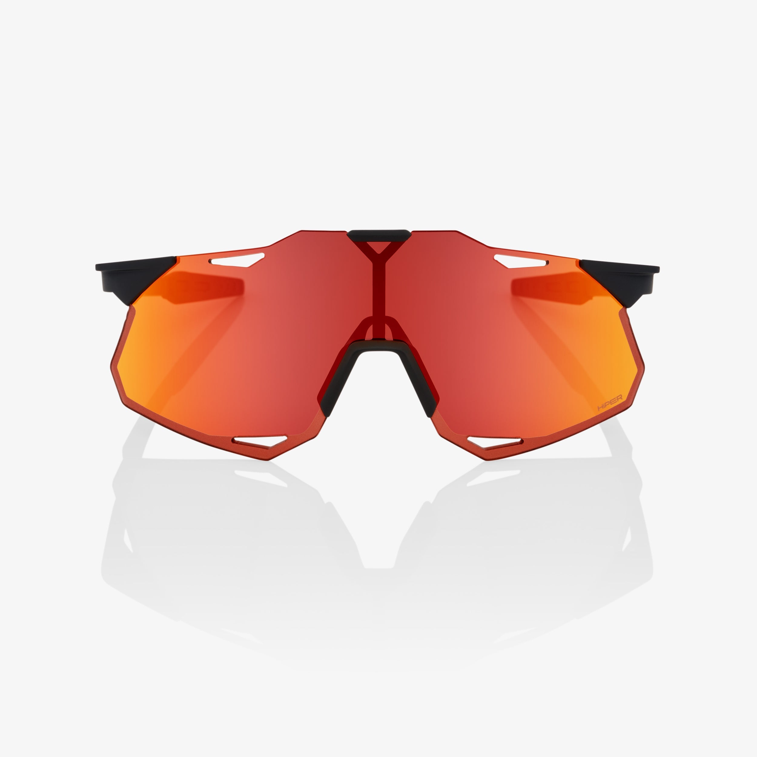 HYPERCRAFT XS - Soft Tact Black - HiPER Red Multilayer Mirror Lens - Secondary