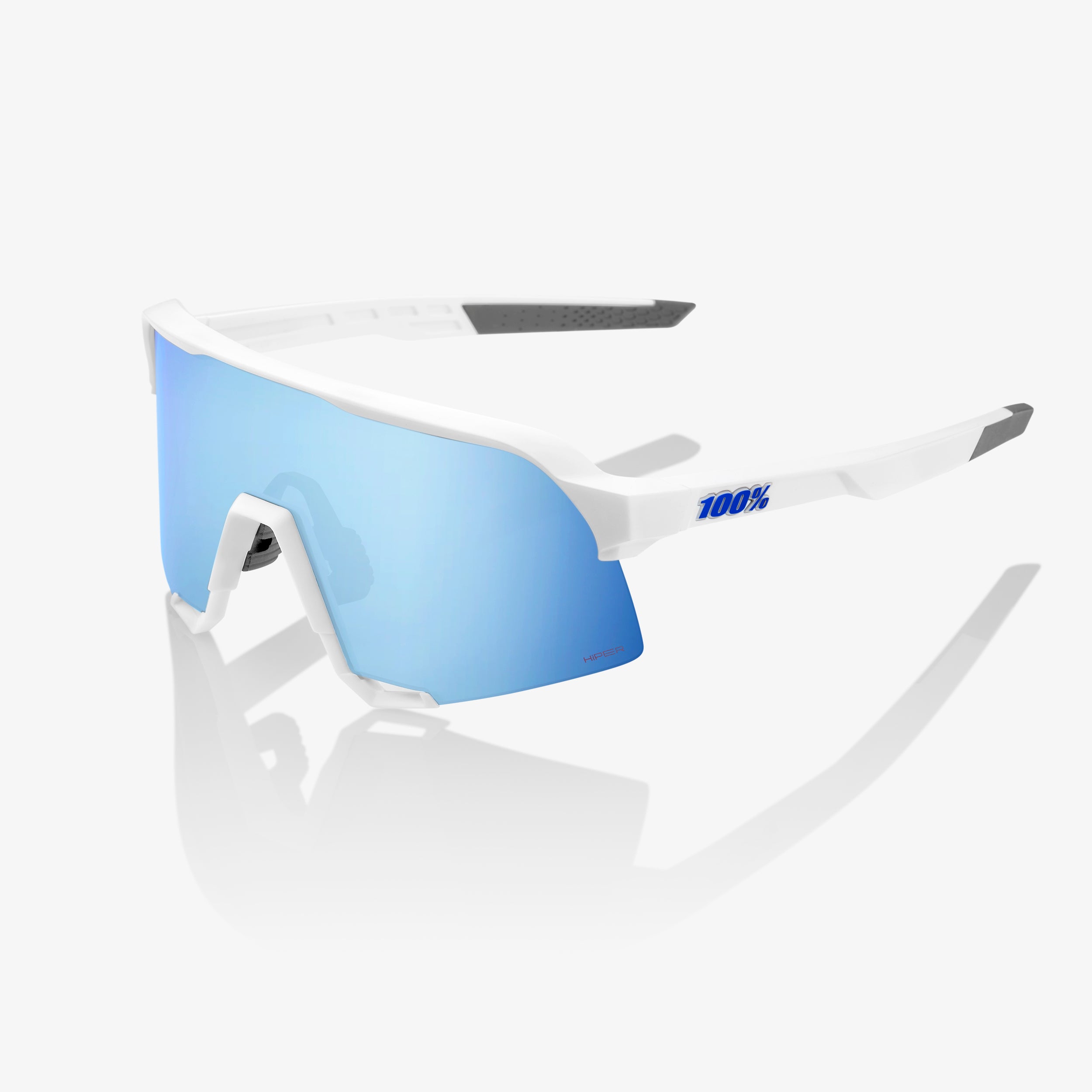 S3 - Matte White - HiPER® Blue Multilayer Mirror Lens