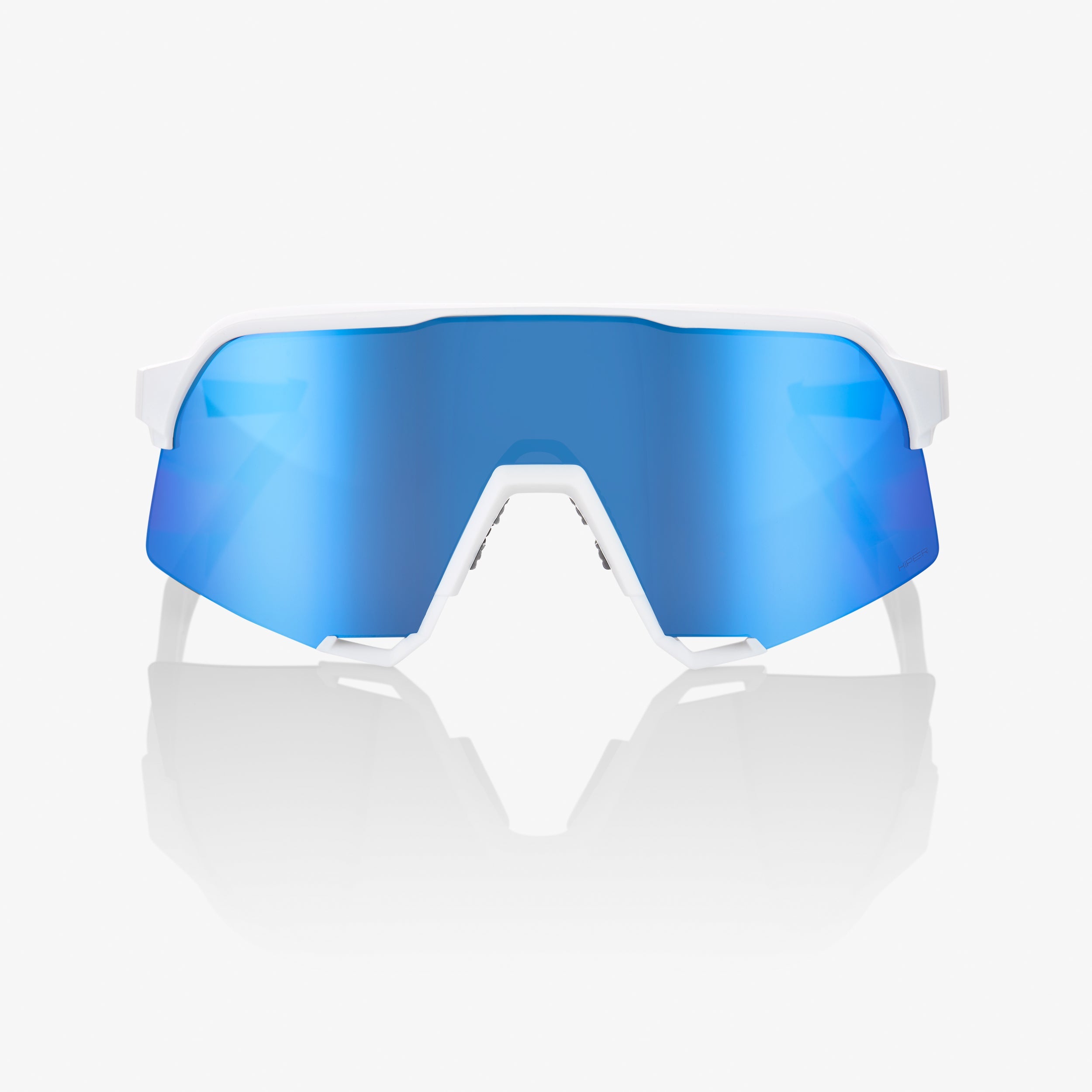 S3 - Matte White - HiPER® Blue Multilayer Mirror Lens - Secondary