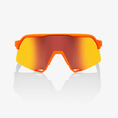 S3 - Soft Tact Neon Orange - HiPER Red Multilayer Mirror Lens