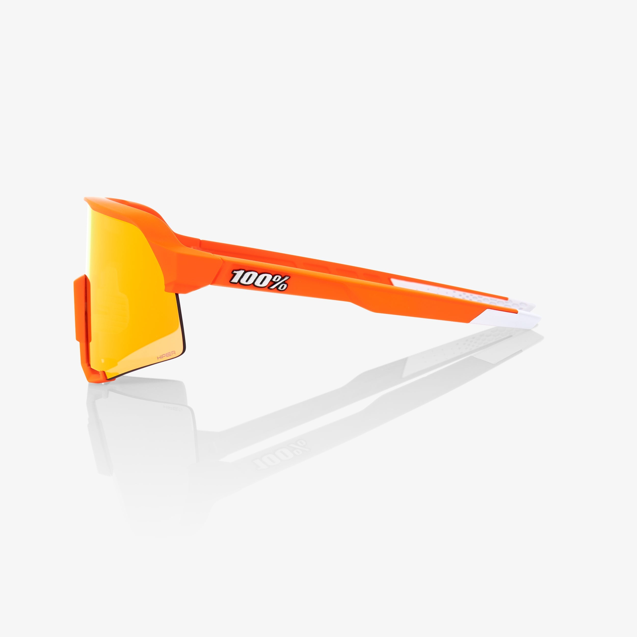 S3 - Soft Tact Neon Orange - HiPER Red Multilayer Mirror Lens