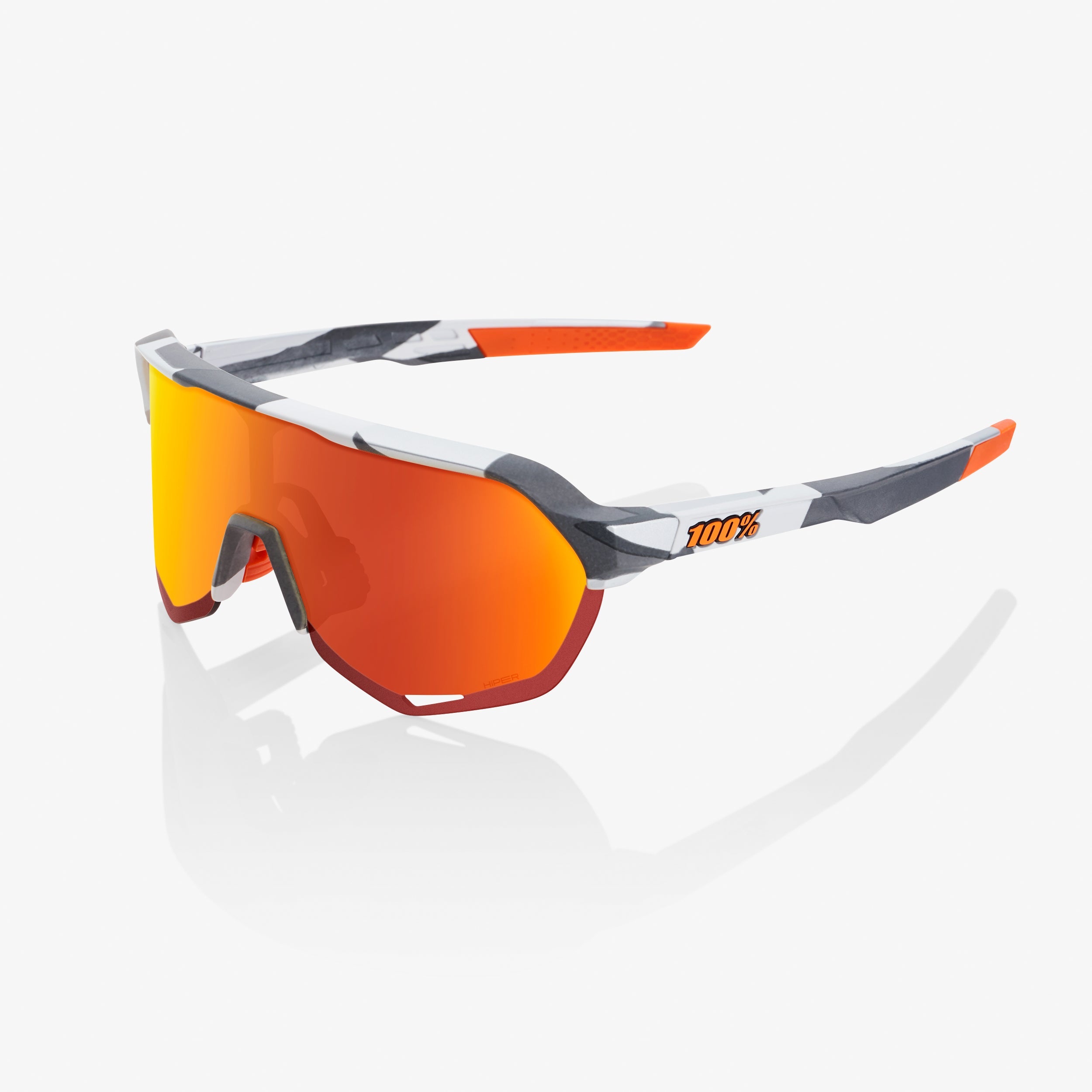 S2® - Soft Tact Grey Camo - HiPER® Red Multilayer Mirror Lens