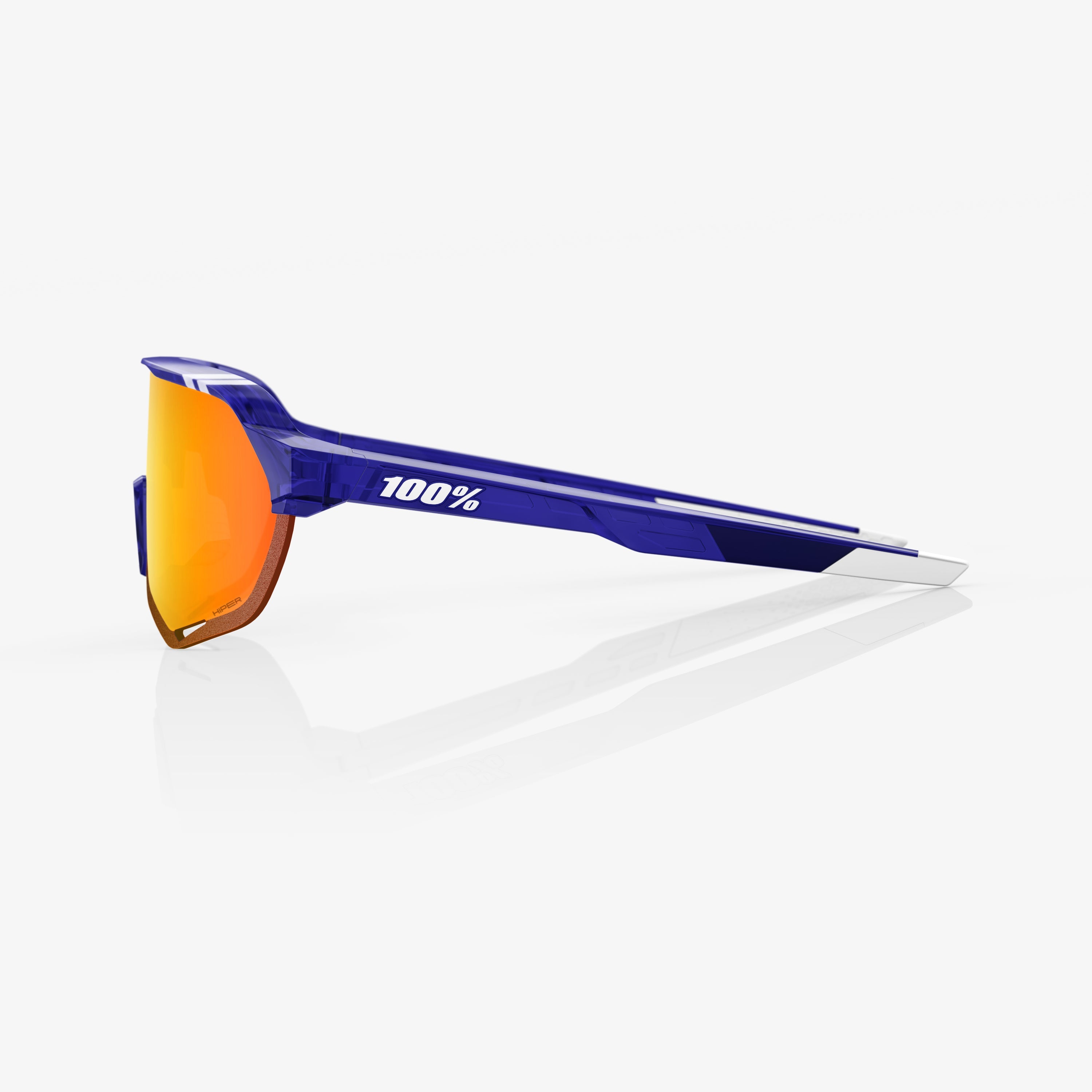 S2® Trek Team Edition Polished Translucent Blue - HiPER® Red Multilayer Mirror Lens