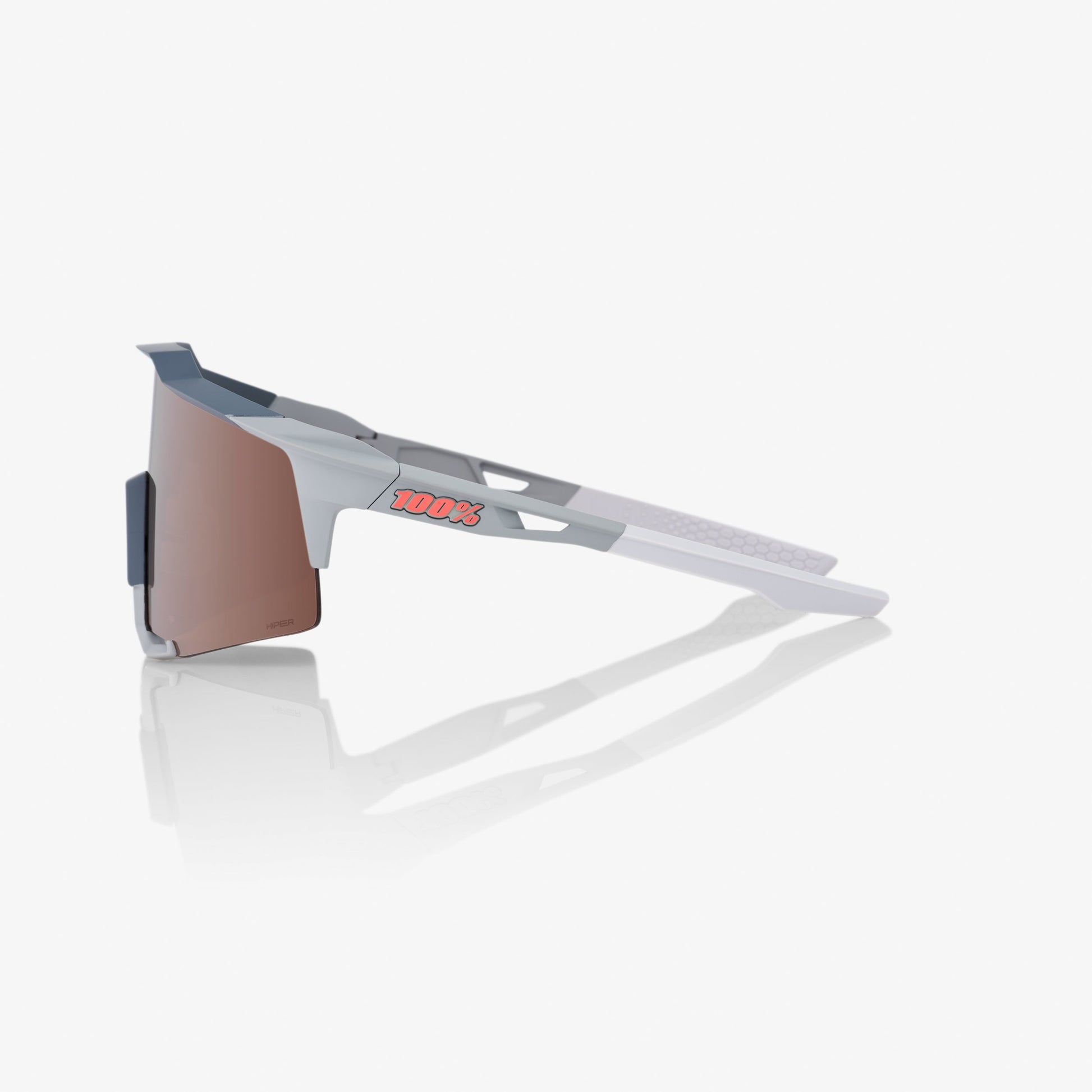 SPEEDCRAFT® - Soft Tact Stone Grey - HiPER® Crimson Silver Mirror 