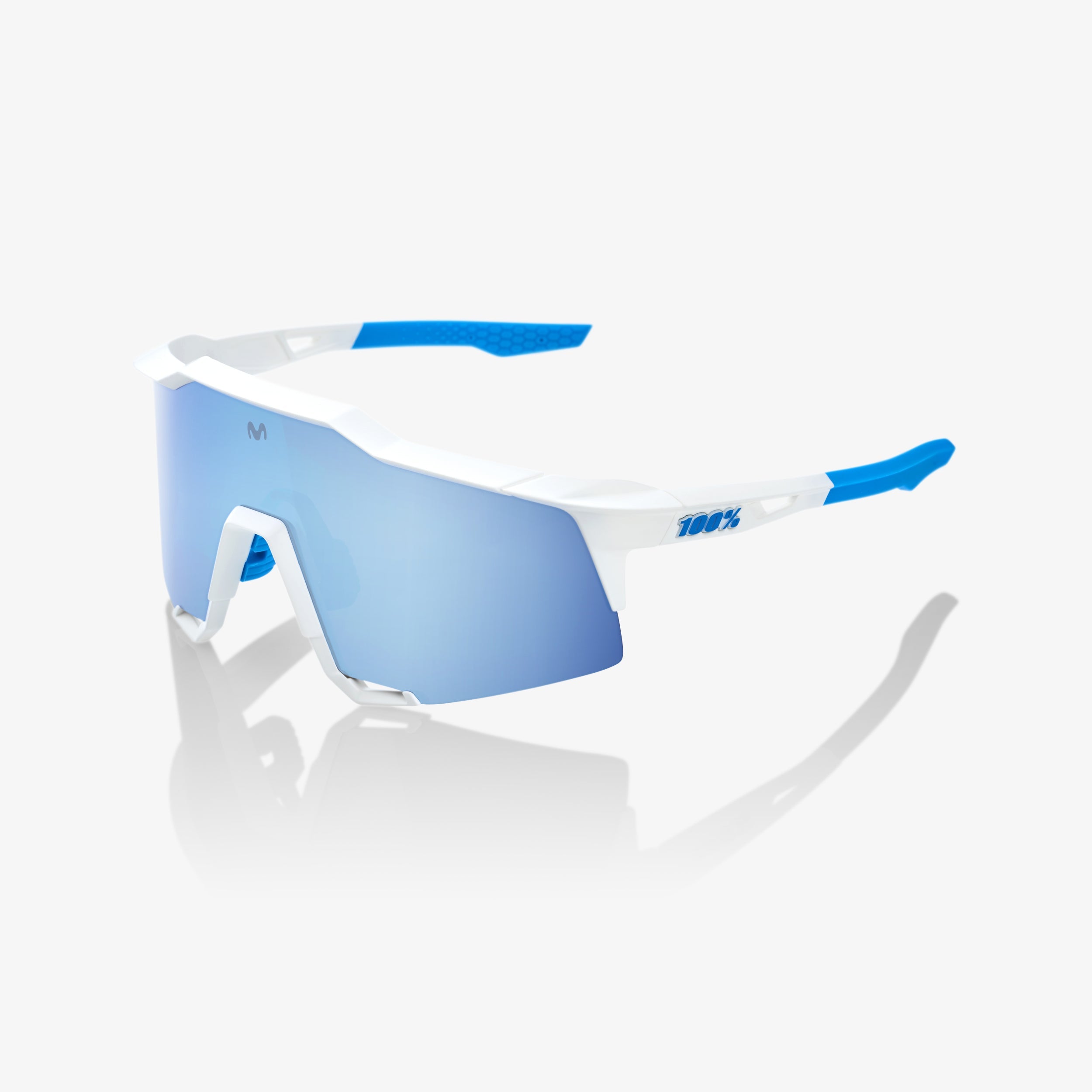 Speedcraft® SE Movistar Team White - HiPER® Blue Multilayer Mirror Lens