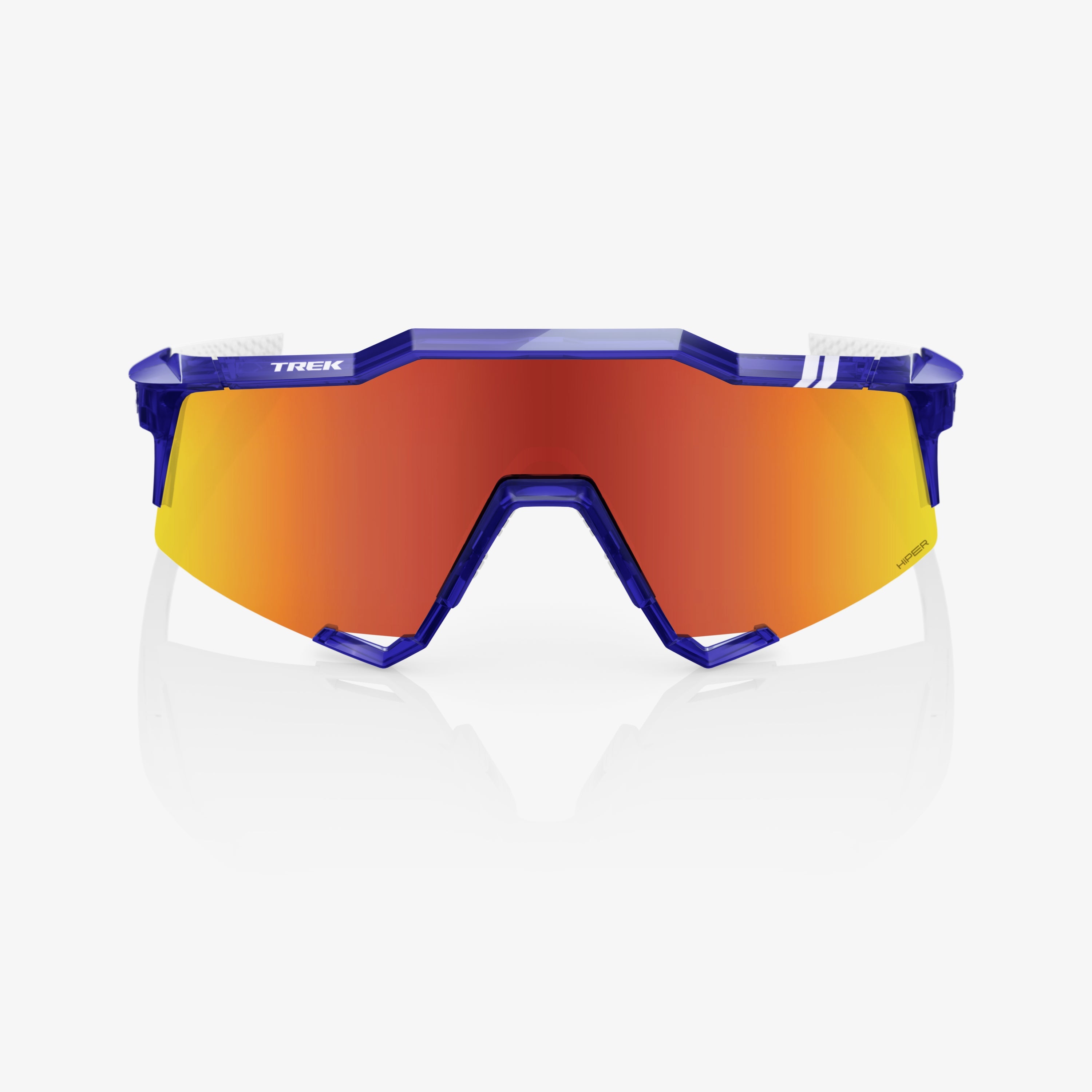 SPEEDCRAFT® Trek Team Edition Polished Translucent Blue - HiPER® Red Multilayer Mirror Lens - Secondary