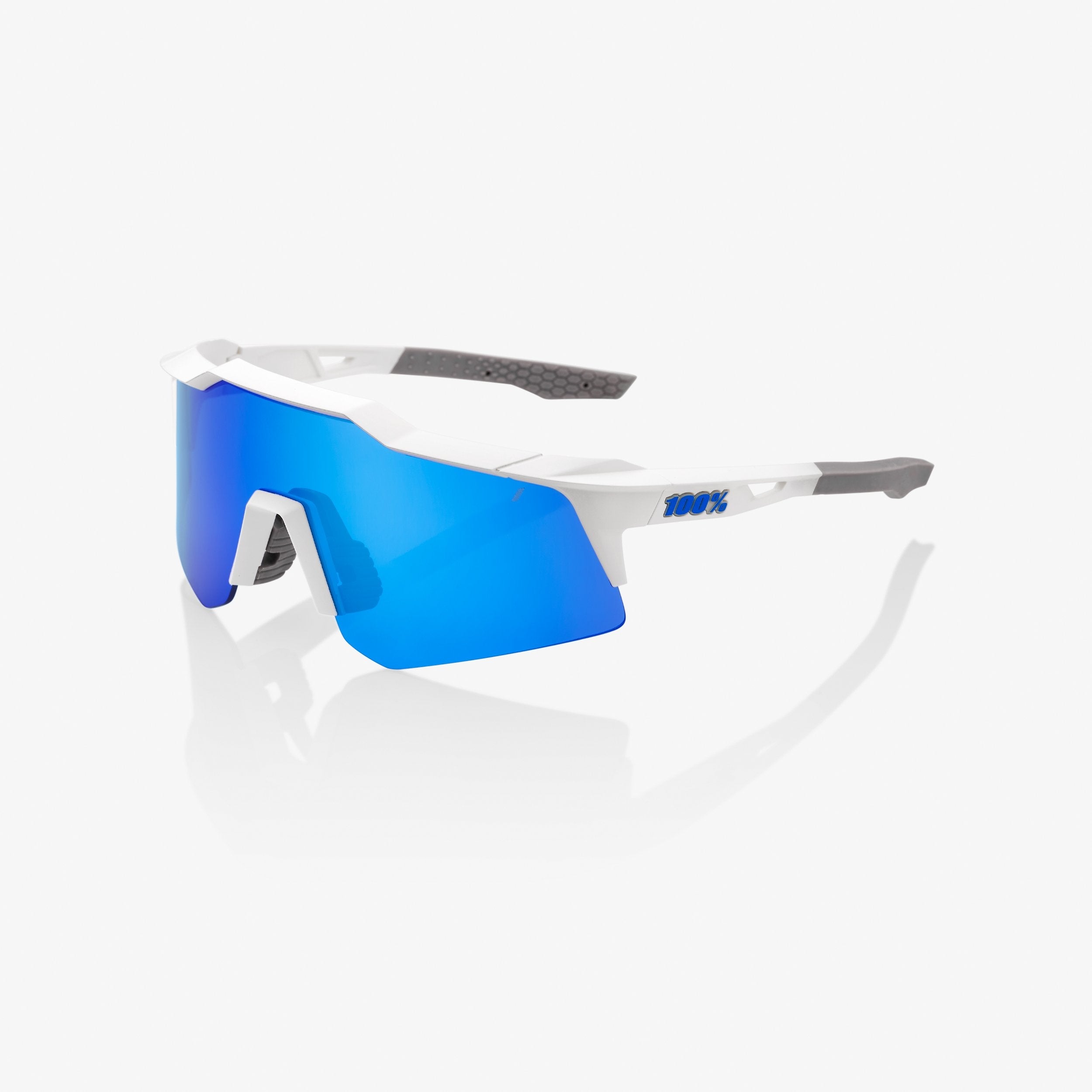 SPEEDCRAFT® XS - Matte White - Blue Multilayer Mirror Lens