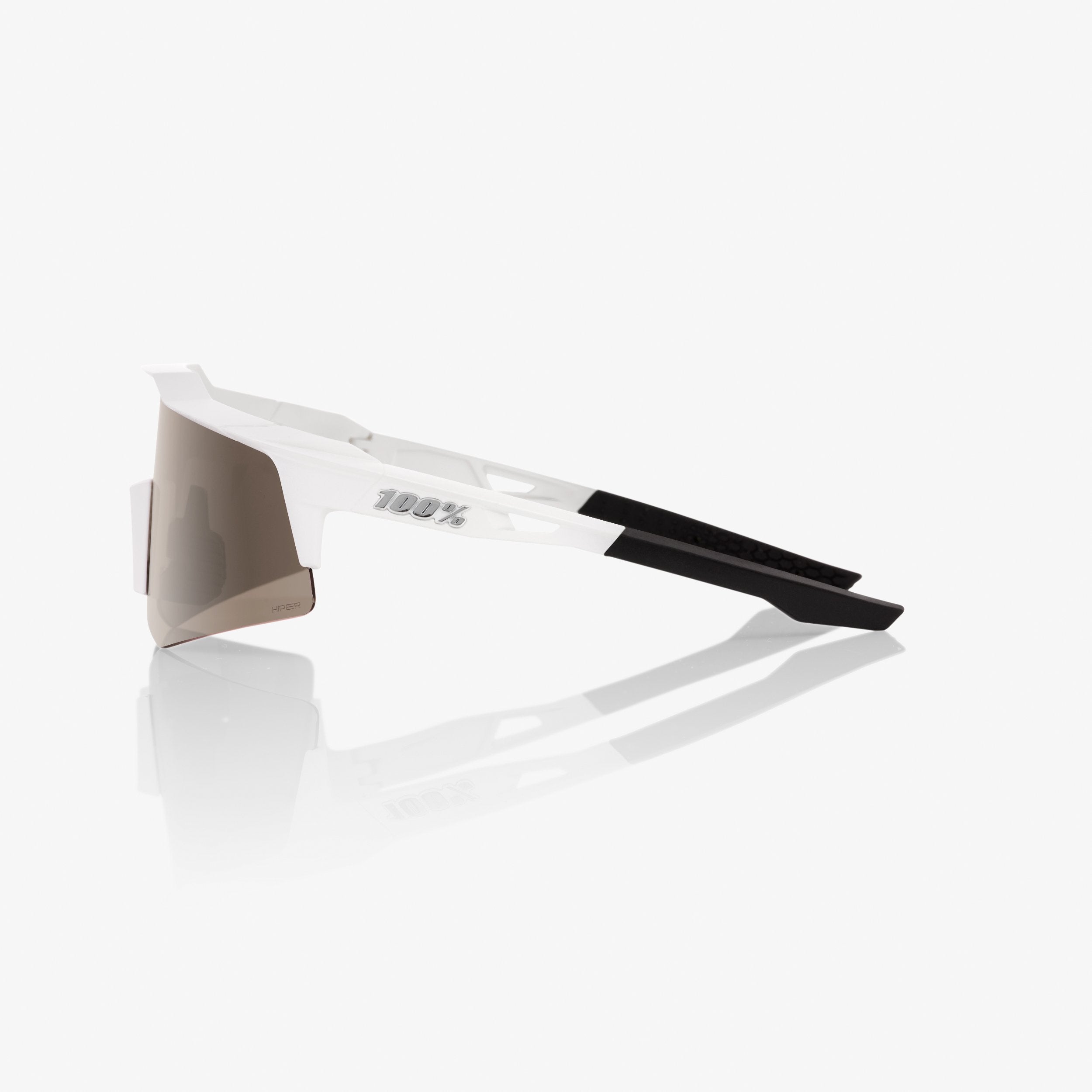 SPEEDCRAFT XS Matte White HiPER Silver Mirror Lens