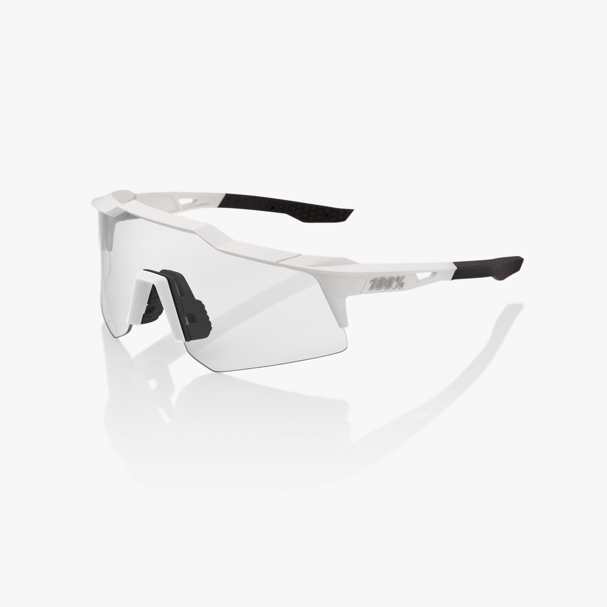 SPEEDCRAFT XS Matte White HiPER Silver Mirror Lens