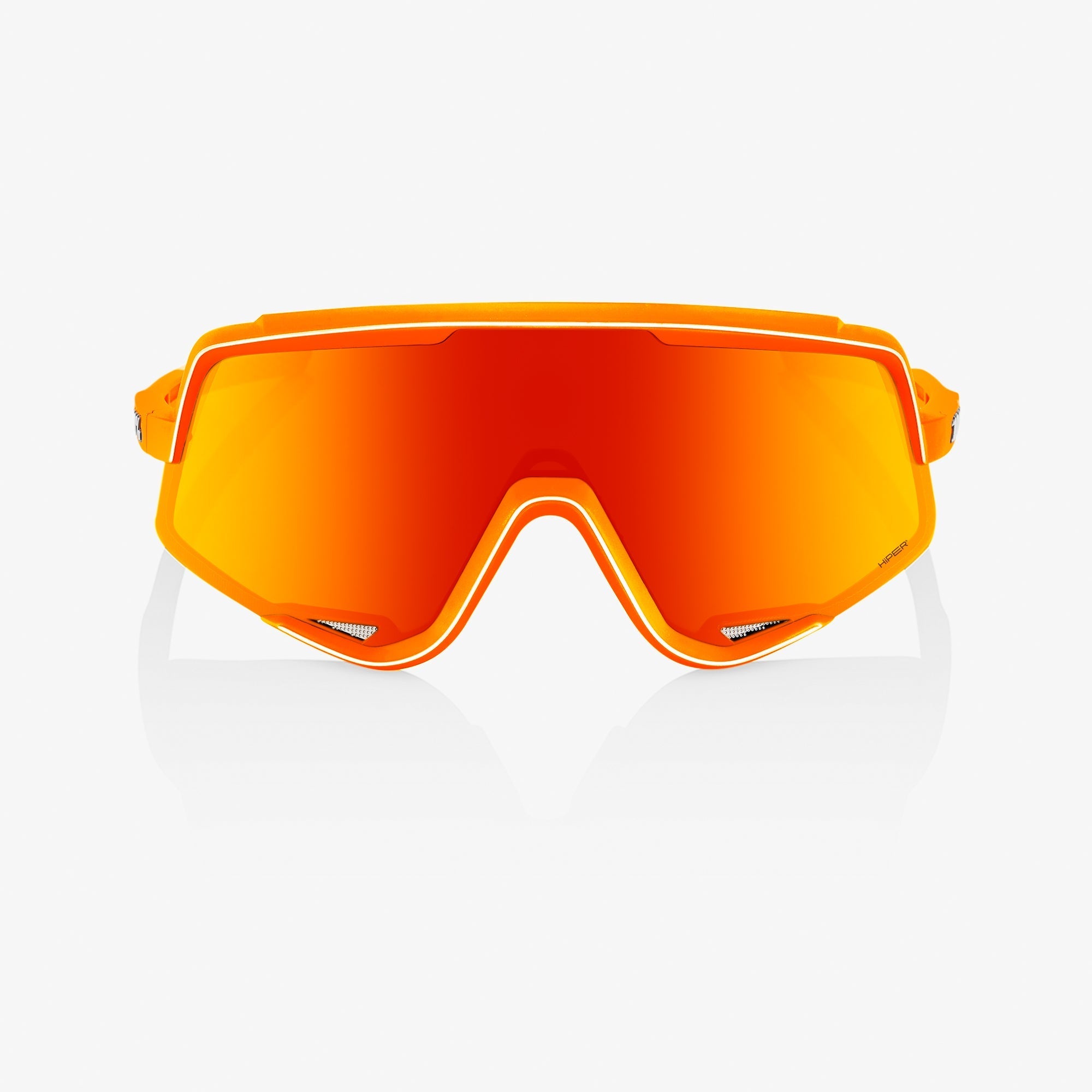GLENDALE - Soft Tact Neon Orange - HiPER Red Multilayer Mirror Lens - Secondary