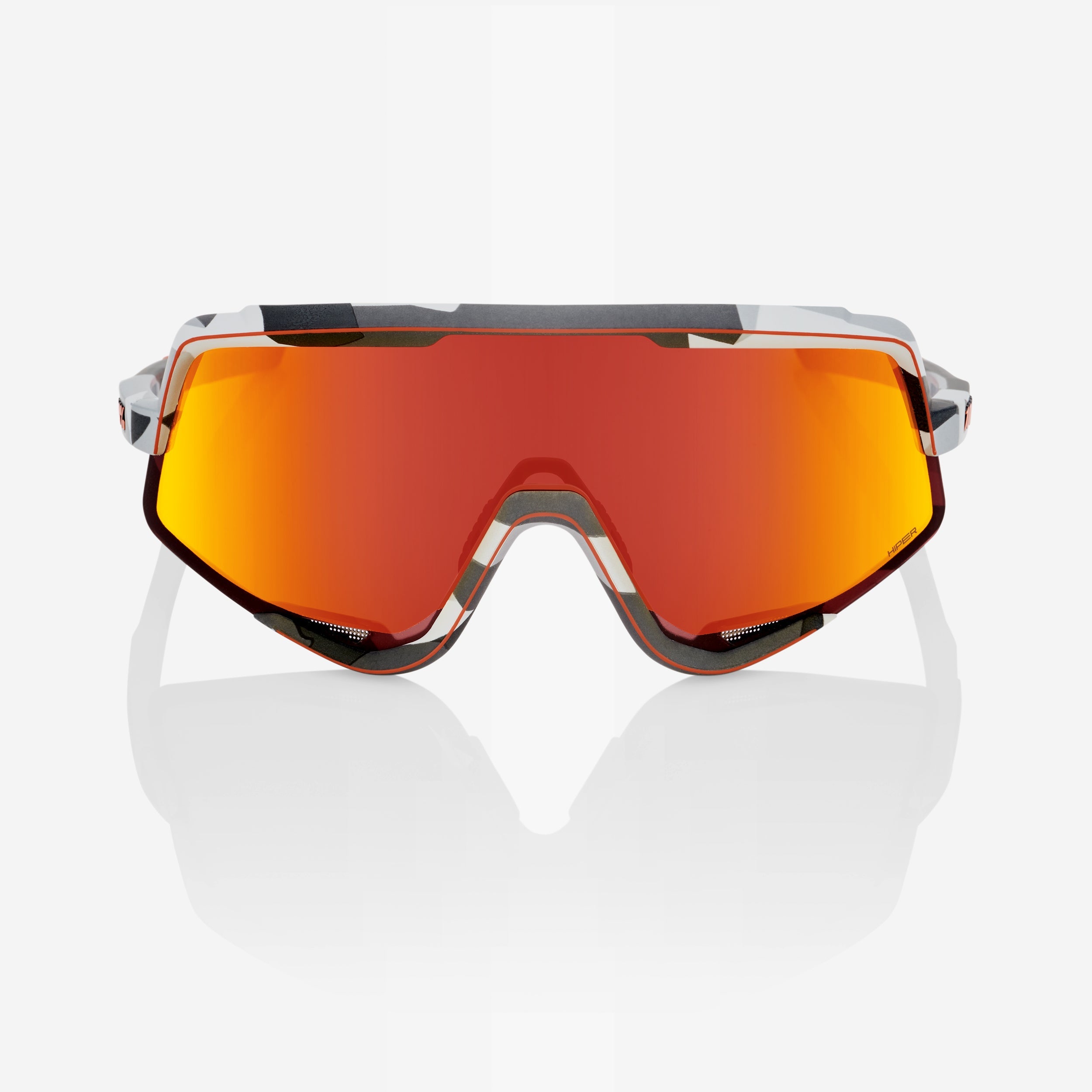 GLENDALE® - Soft Tact Grey Camo - HiPER® Red Multilayer Lens - Secondary