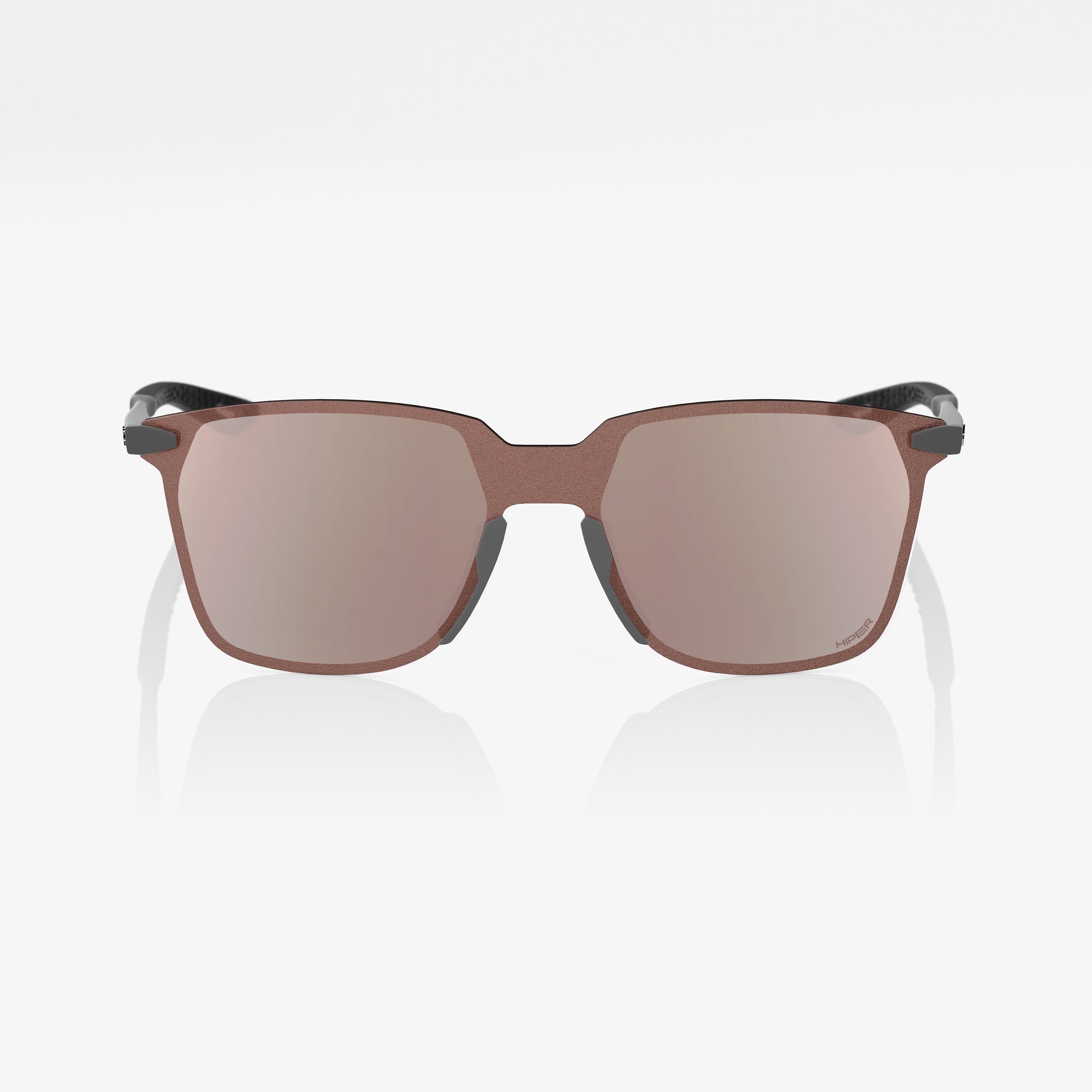 LEGERE® SQUARE Soft Tact Cool Gray - HiPER® Crimson Silver Mirror Lens