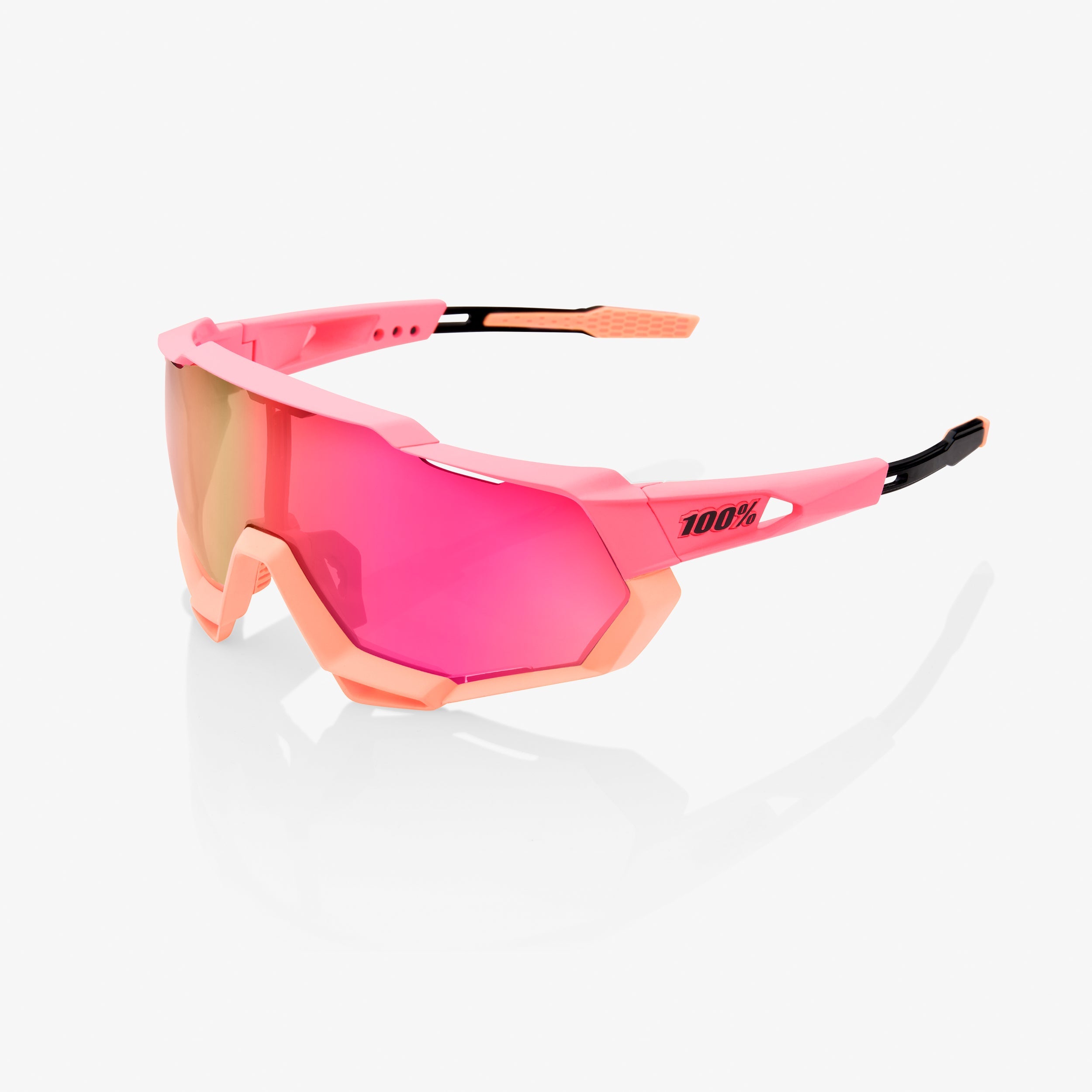 SPEEDTRAP - Matte Washed Out Neon Pink - Purple Multilayer Mirror Lens