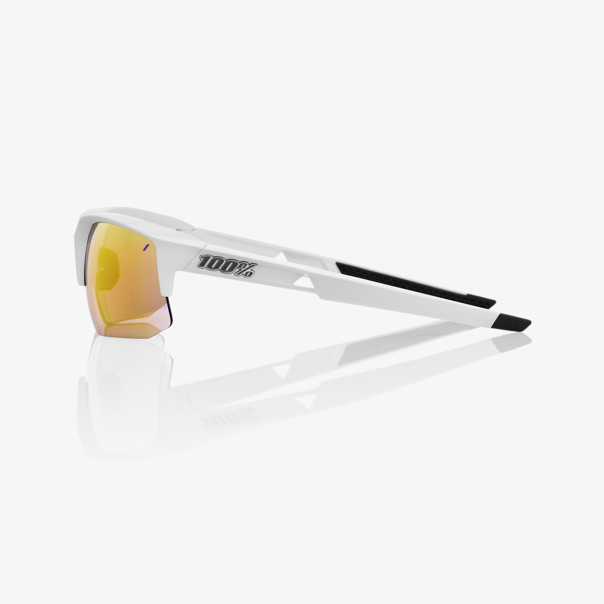 SPEEDCOUPE - Soft Tact Off White - Purple Multilayer Mirror Lens