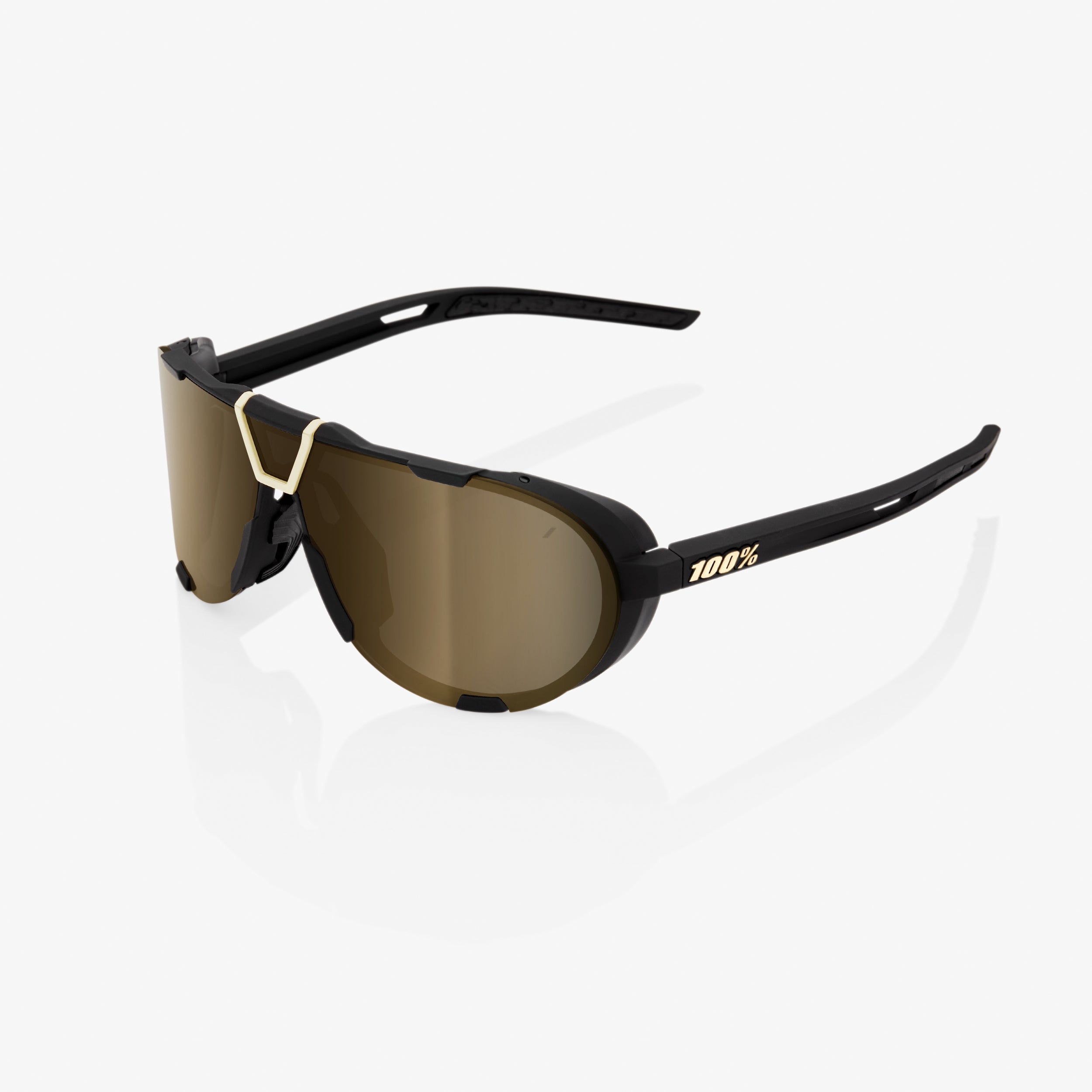 WESTCRAFT Soft Tact Black Soft Gold Mirror Lens