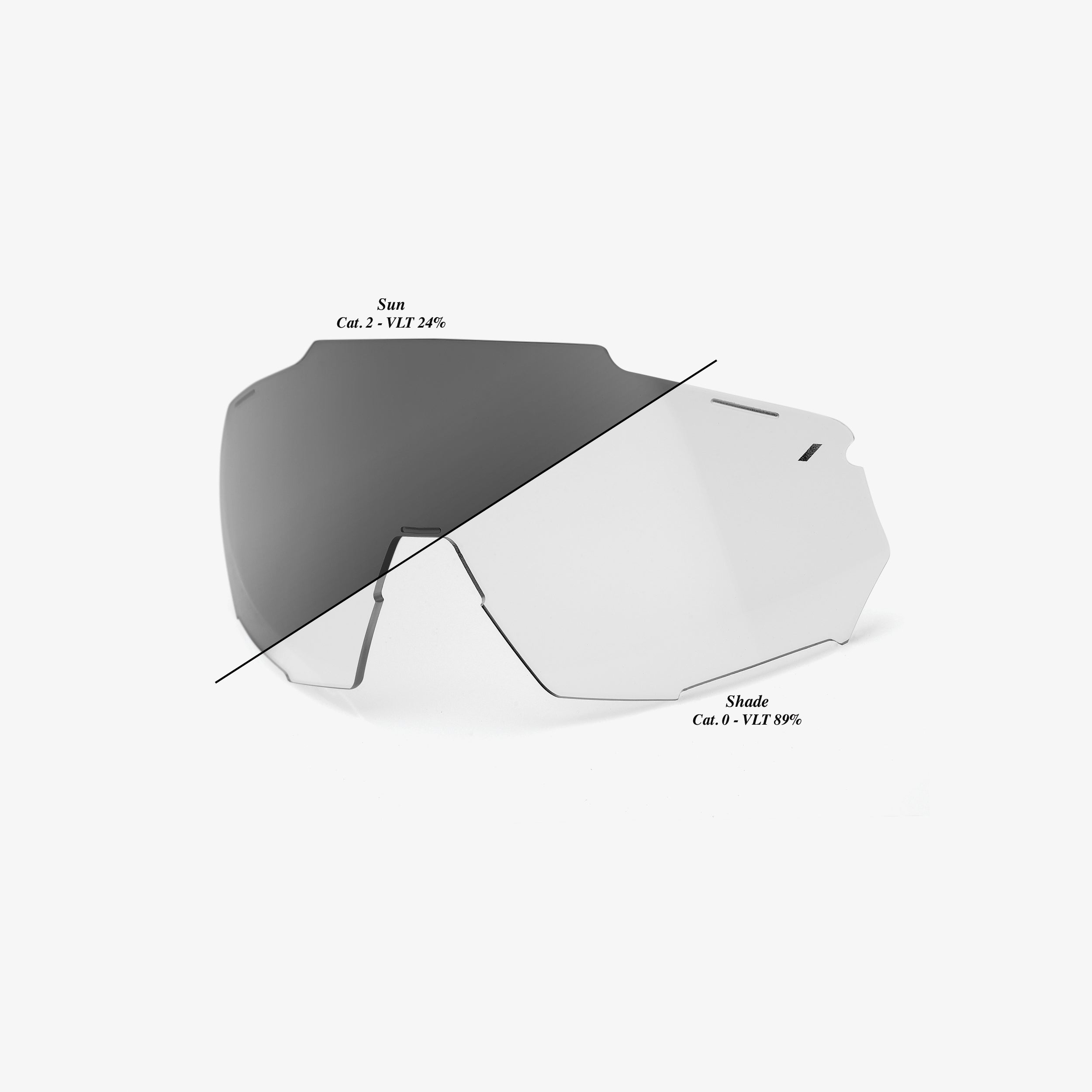 RACETRAP Replacement Lens - Photochromic Clear/Smoke