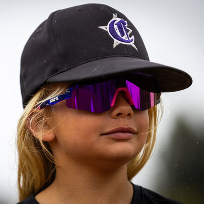 SLENDALE YOUTH Polished Translucent Blue HiPER Vital Pink Mirror Lens
