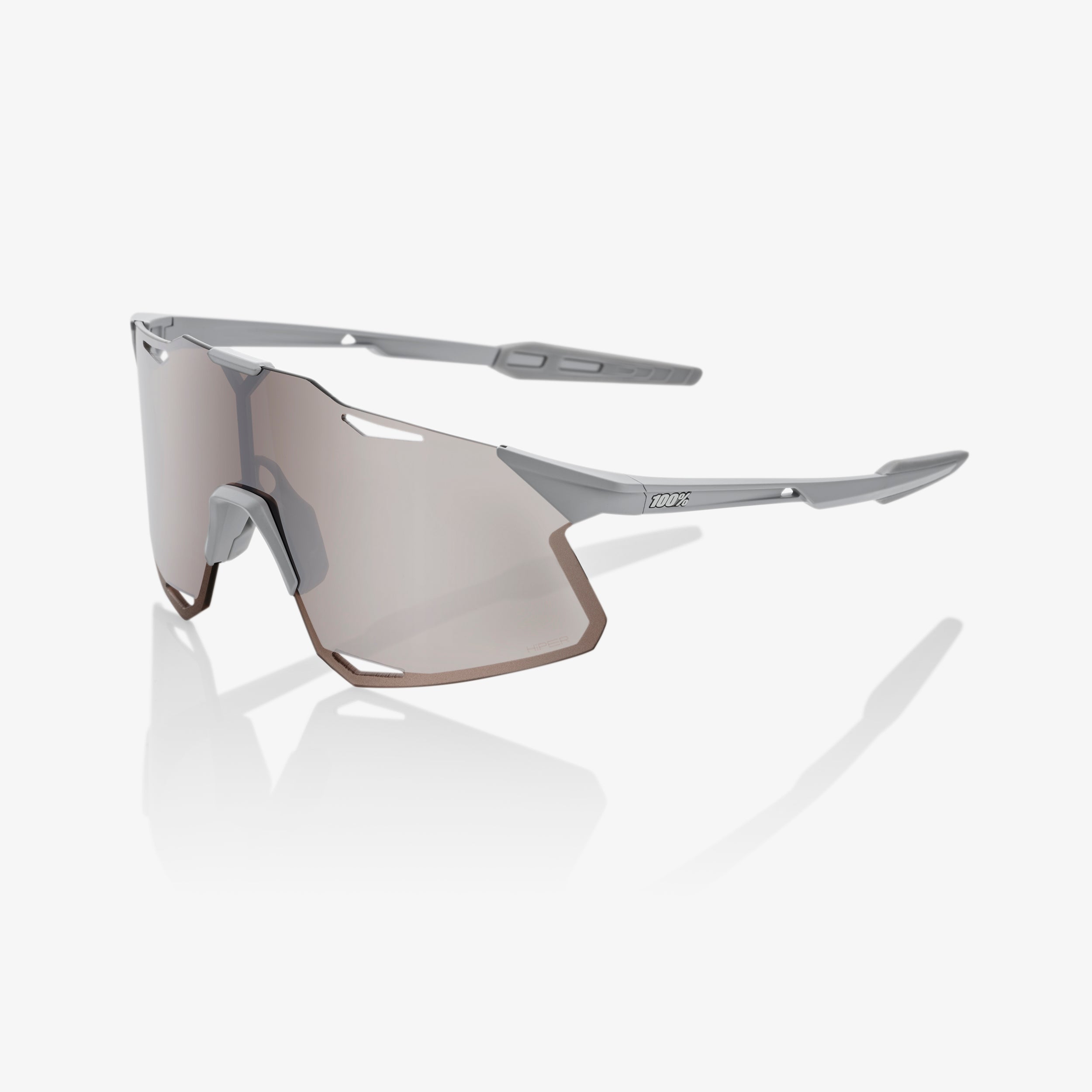 HYPERCRAFT® - Matte Stone Grey - HiPER® Silver Mirror Lens