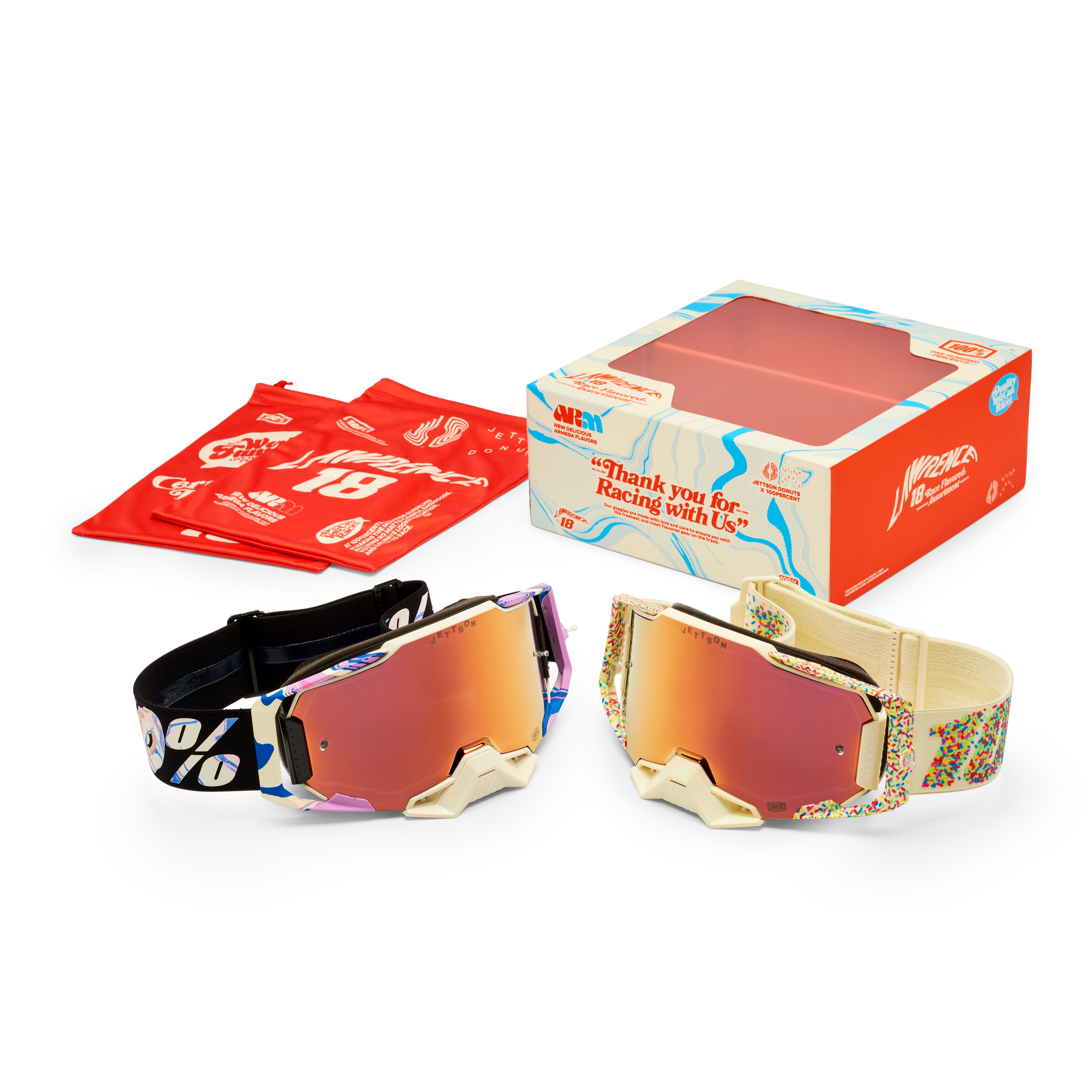 Kit lunettes 100% Jett Lawrence Armega Donut