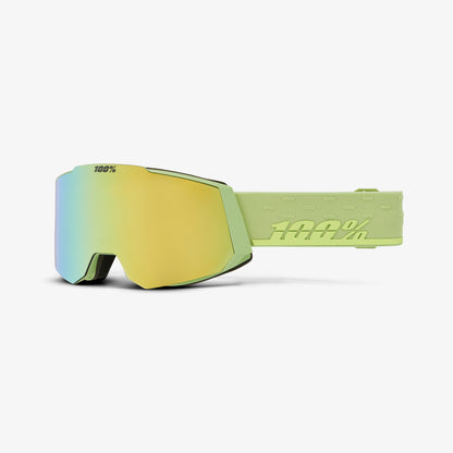SNOWCRAFT HiPER Goggle Aura - Mirror Yellow Gold Lens