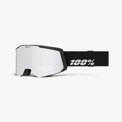 SNOWCRAFT S AF HiPER Goggle Black/Silver - Mirror Silver Lens